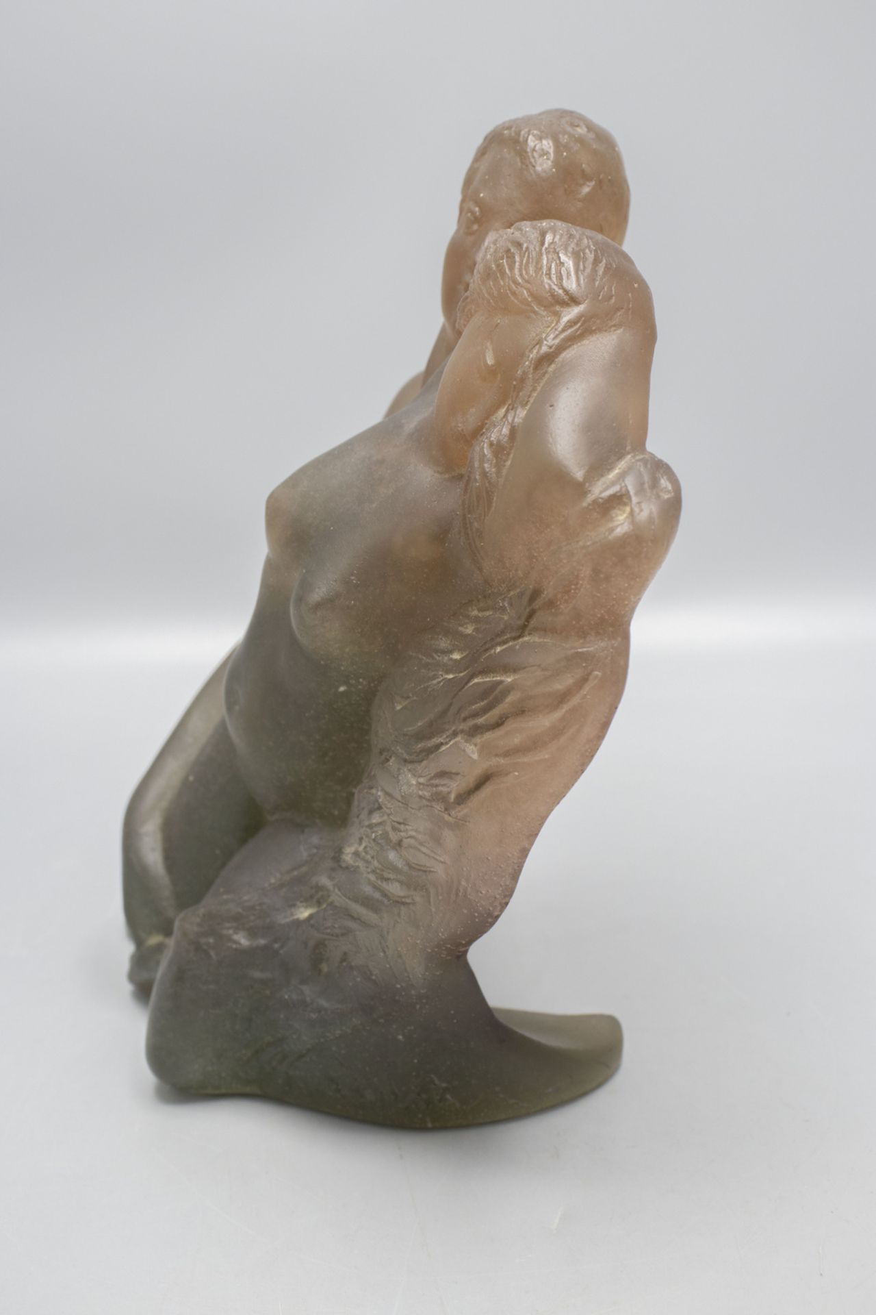 Patè de Verre Glasskulptur 'Liebespaar', Daum France, Frankreich, 1960er Jahre - Image 3 of 8