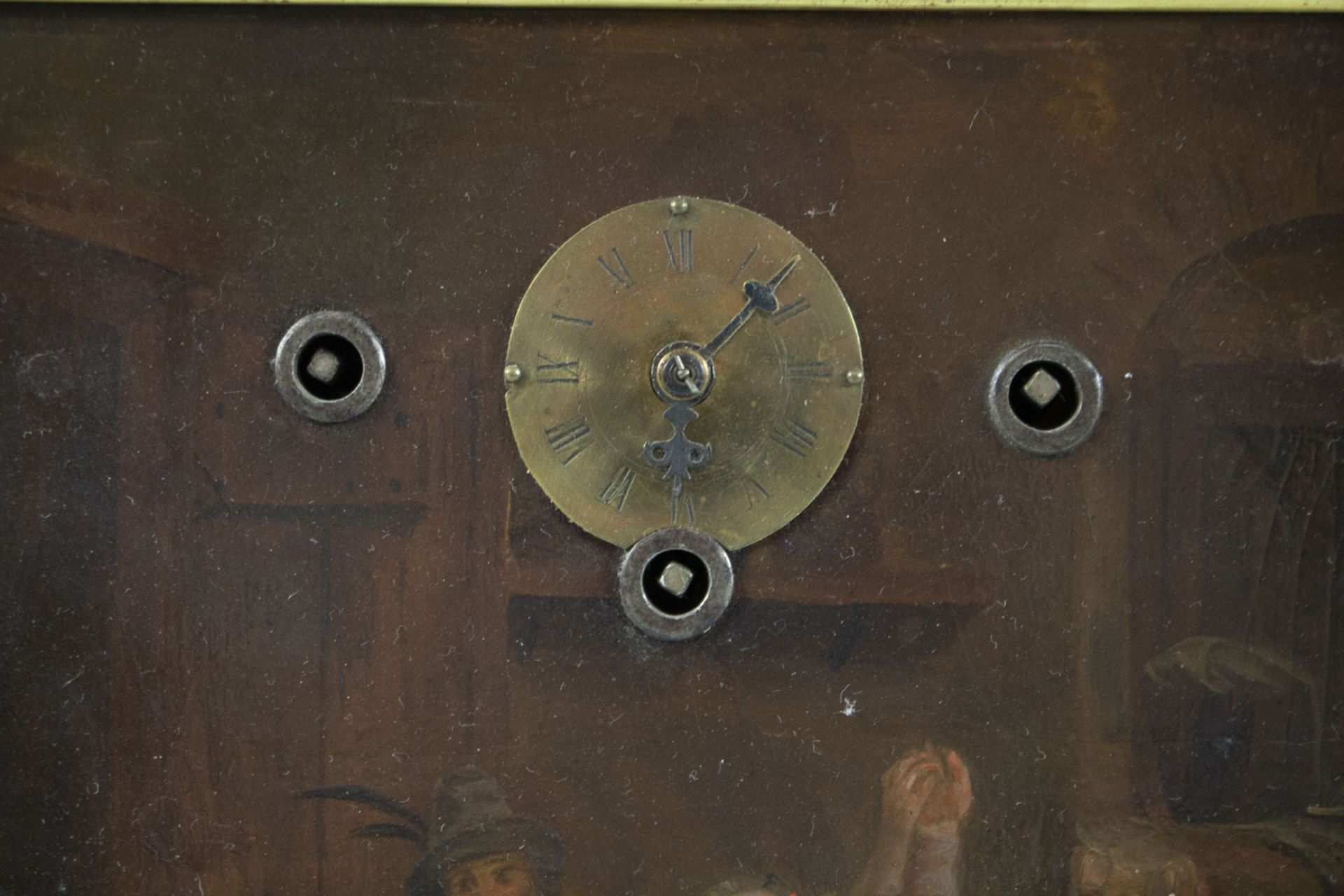 Bilderuhr / A picture clock, um 1830/40 - Bild 3 aus 9