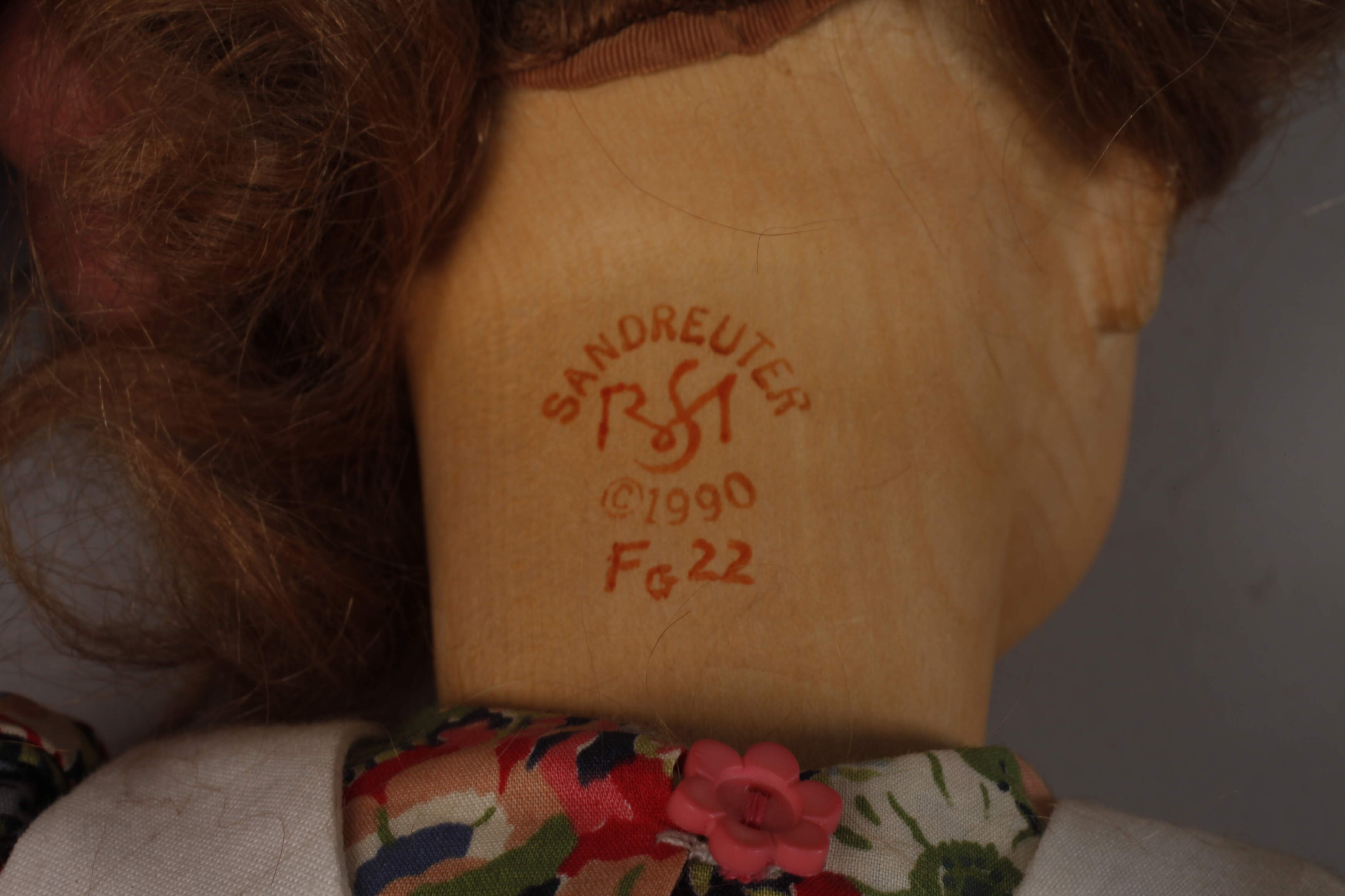 Regina Sandreuter wooden doll "Fiona" - Image 3 of 3