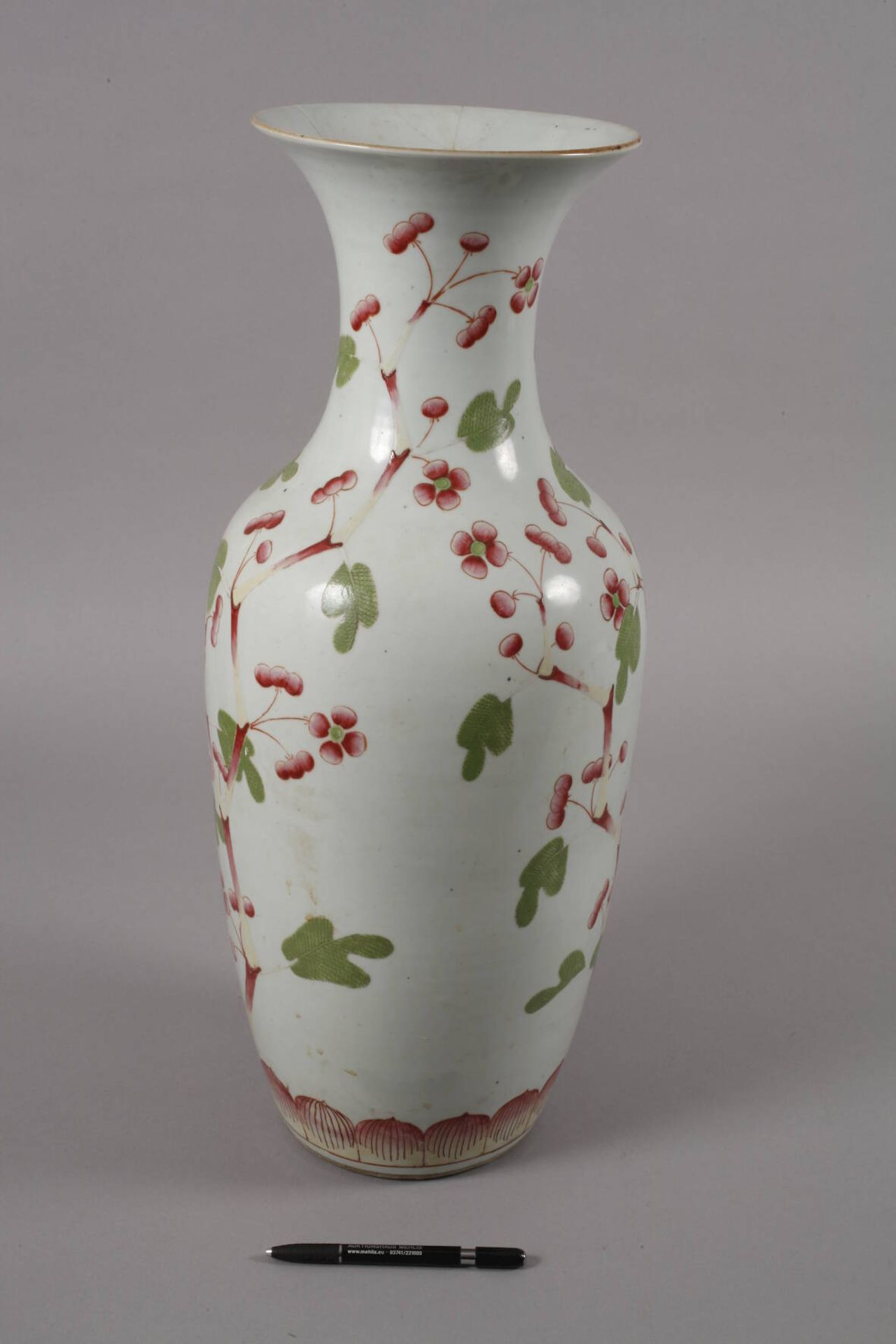 Bottom vase Famille rose - Image 2 of 5