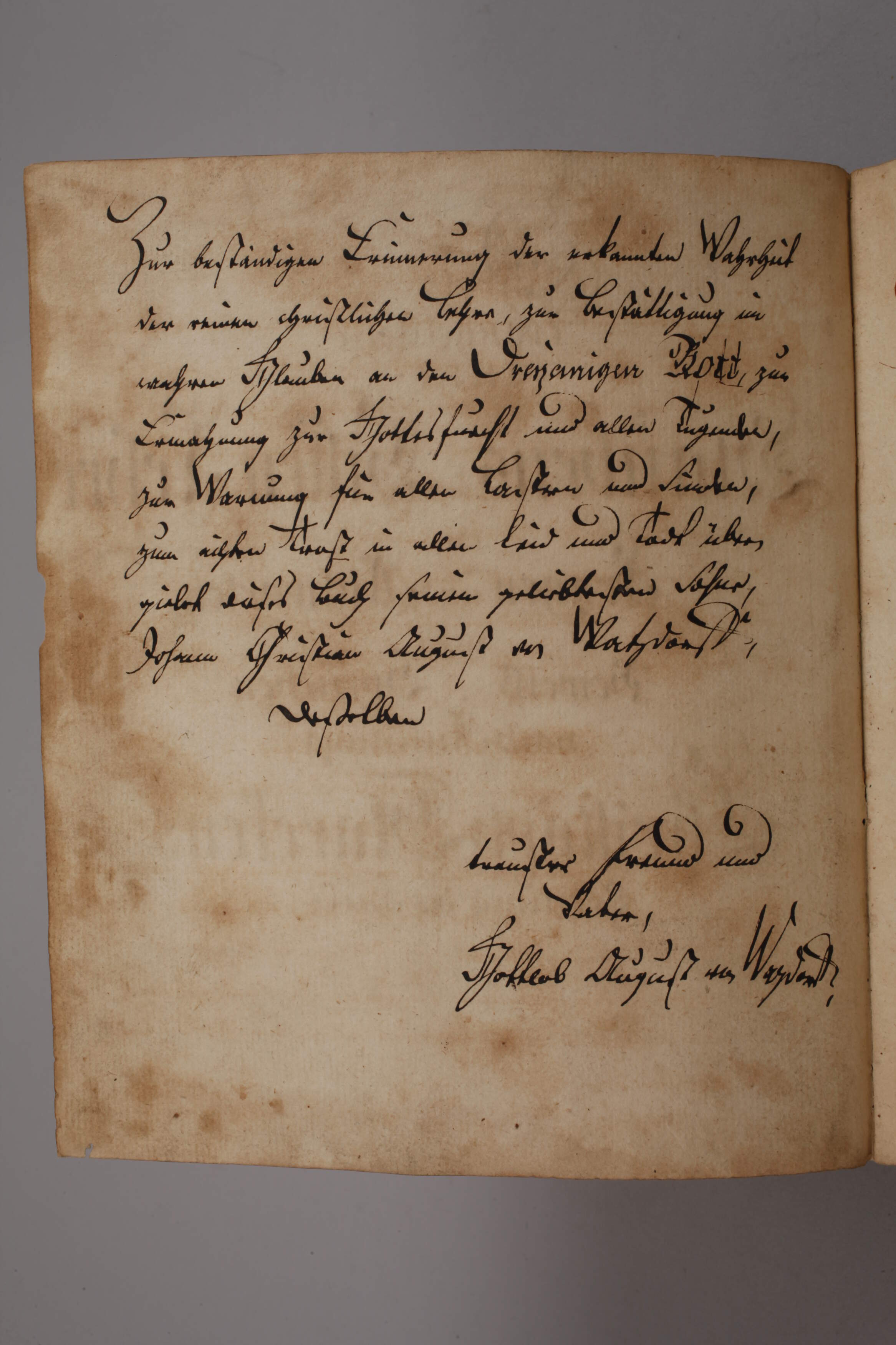 Manuscript Glaubens- und Sittenlehre 1772 - Image 4 of 8