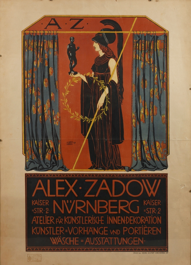 Advertising poster