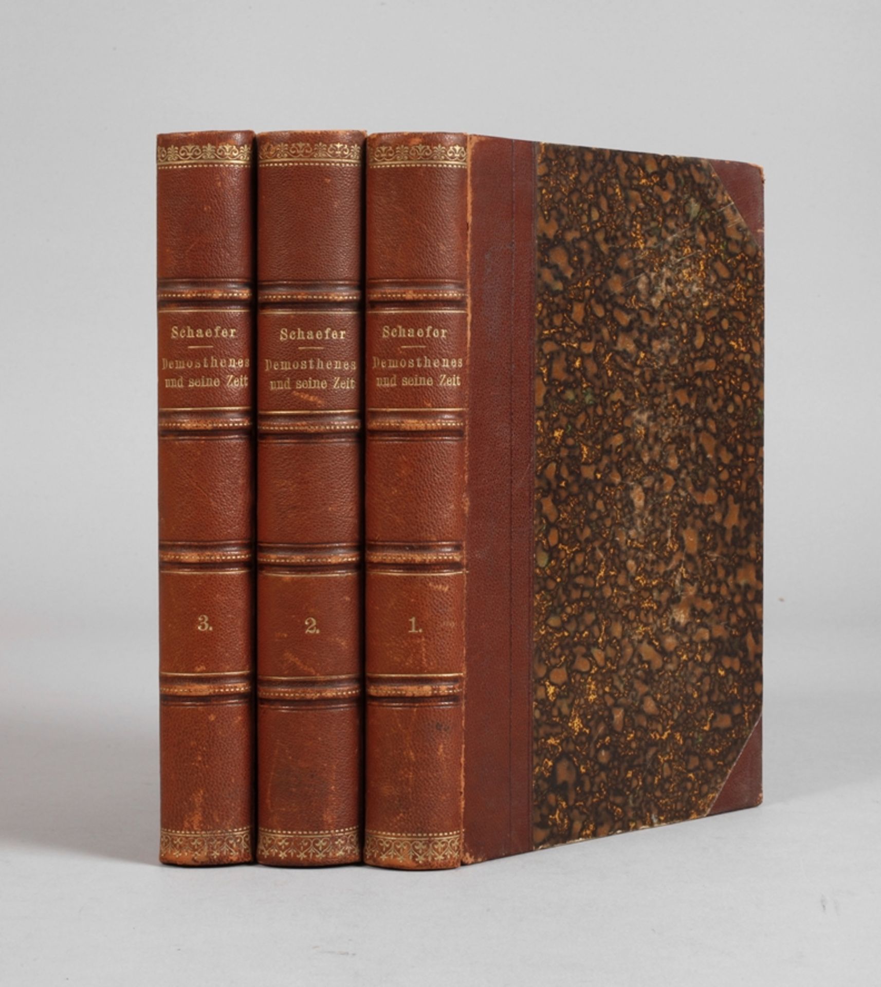 Three volumes Demosthenes und seine Zeit