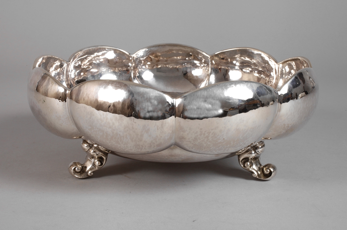 Art deco silver bowl
