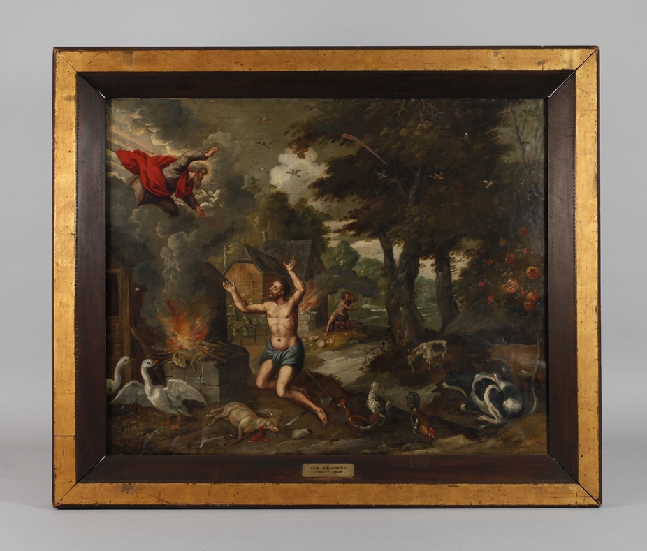 Jan Brueghel the Younger, attr., The Sacrifices of Cain and Abel