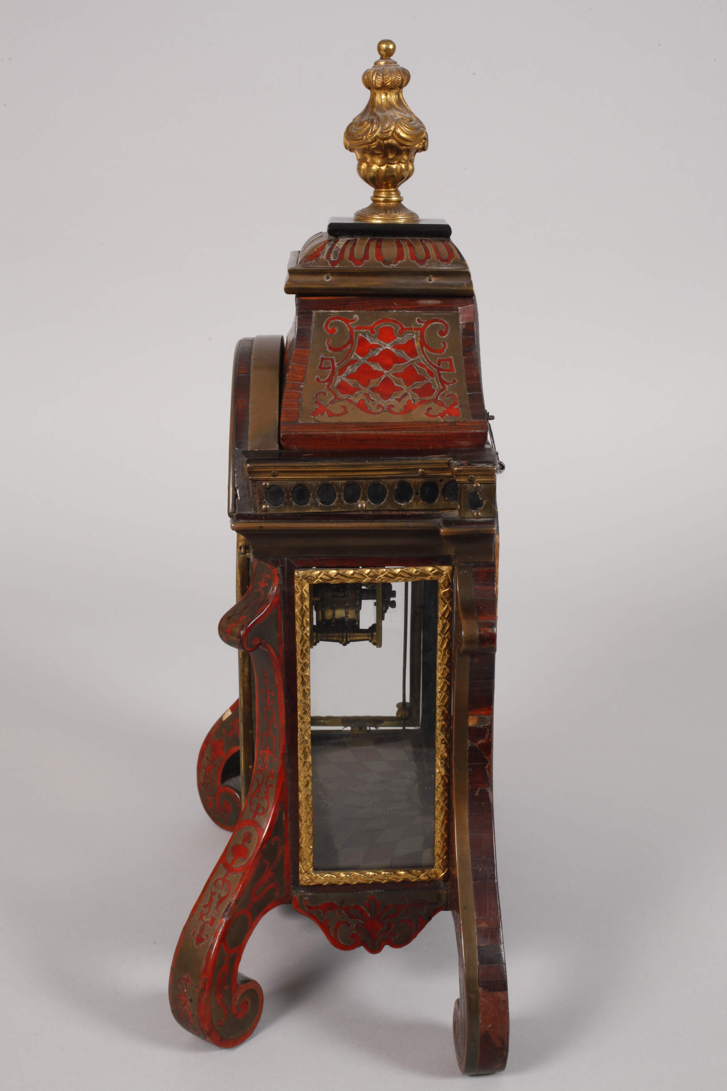 Baroque Boullé table clock - Image 3 of 8