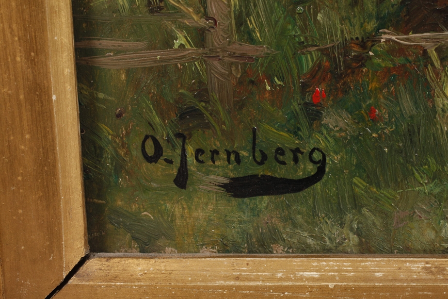 Olof Jernberg, Idyll am Dorfrand - Image 3 of 5