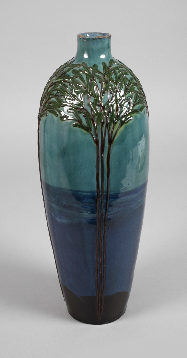 Max Laeuger large vase as lamp base