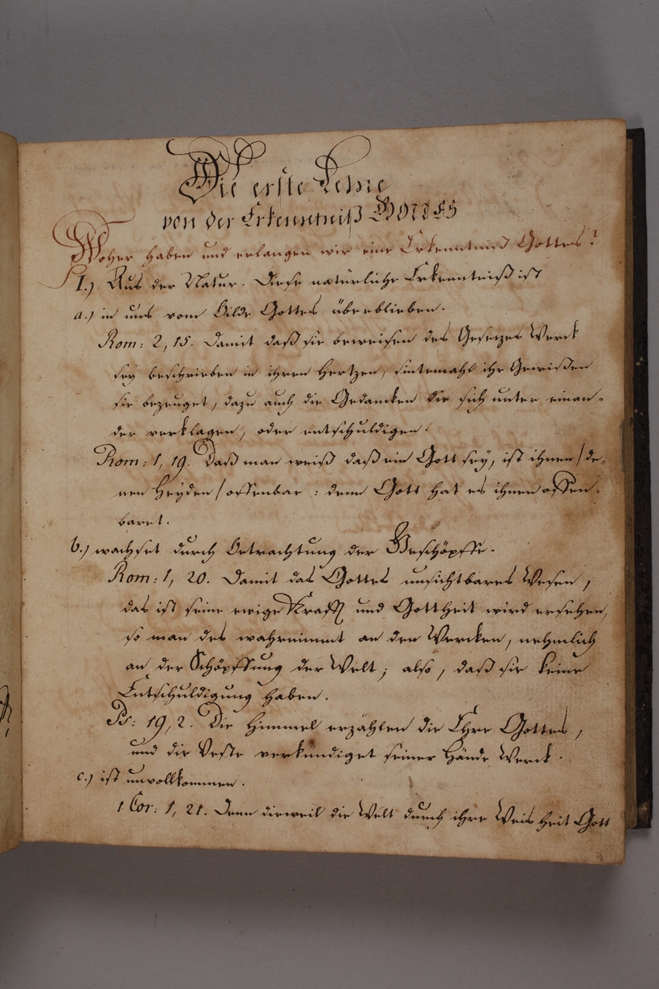 Manuscript Glaubens- und Sittenlehre 1772 - Image 5 of 8