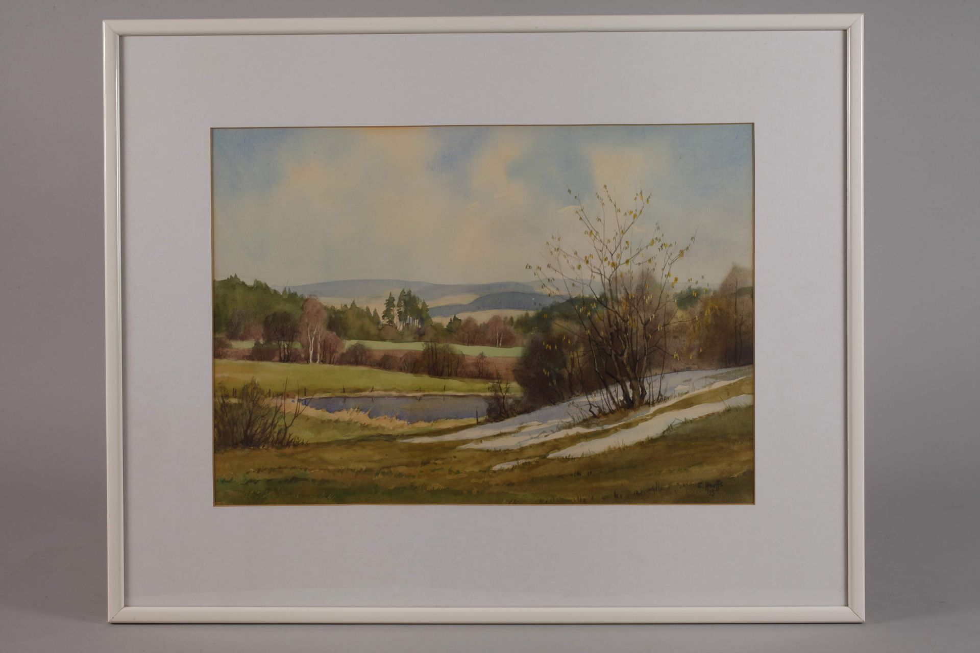 Siegfried Hauffe, Early Spring in the Vogtland - Image 2 of 3