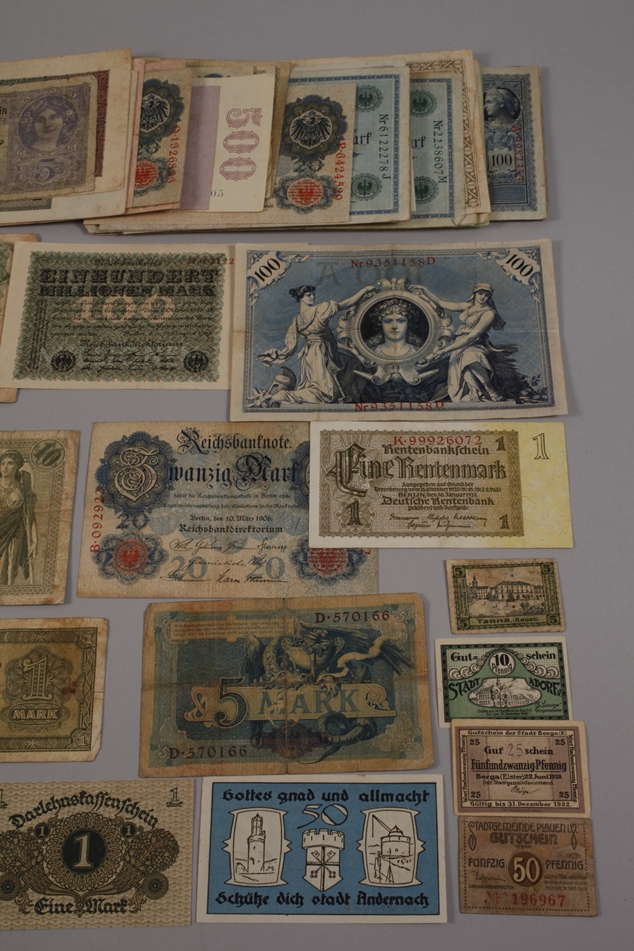 Convolute of banknotes, coins and labels - Image 6 of 6