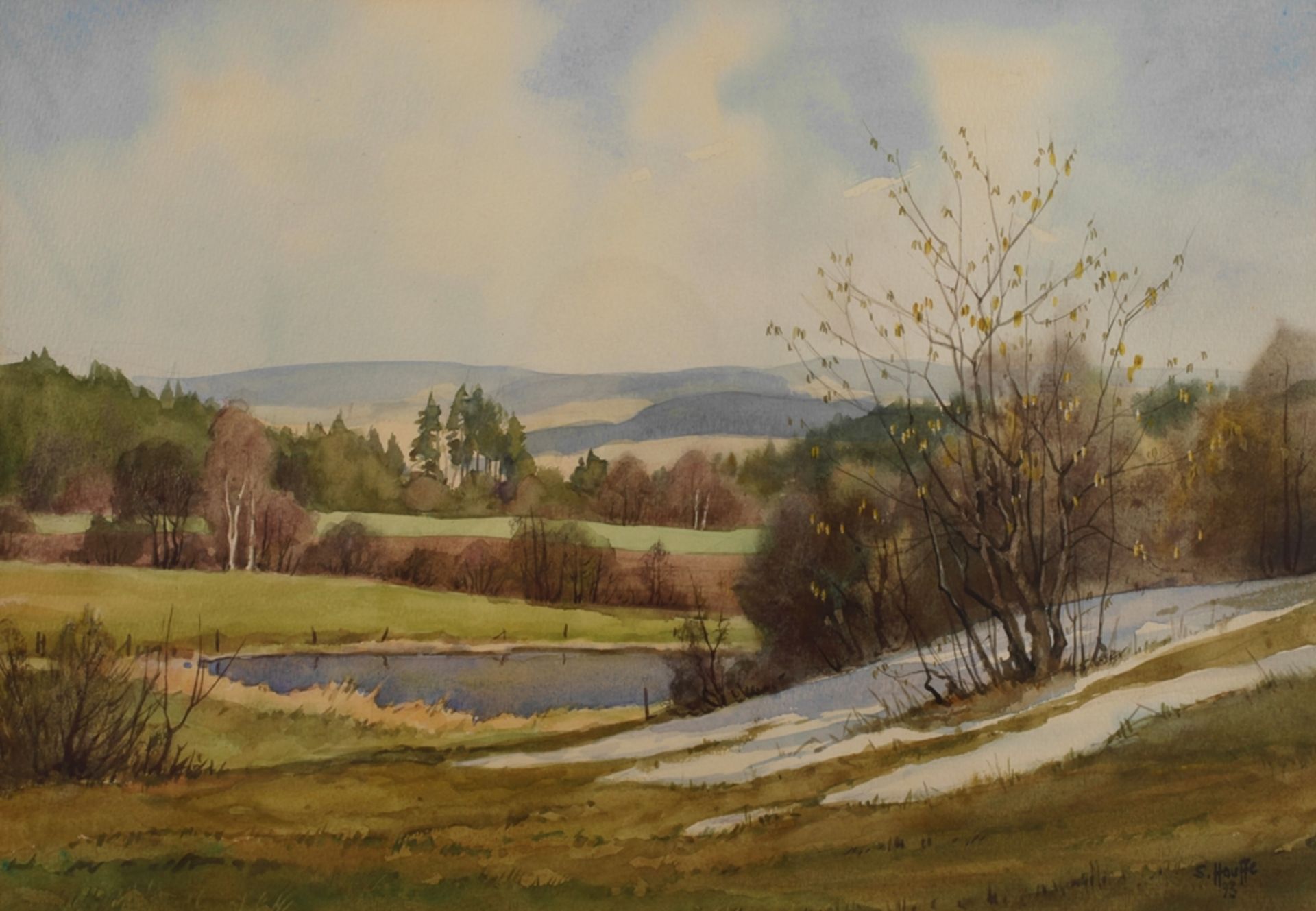 Siegfried Hauffe, Early Spring in the Vogtland