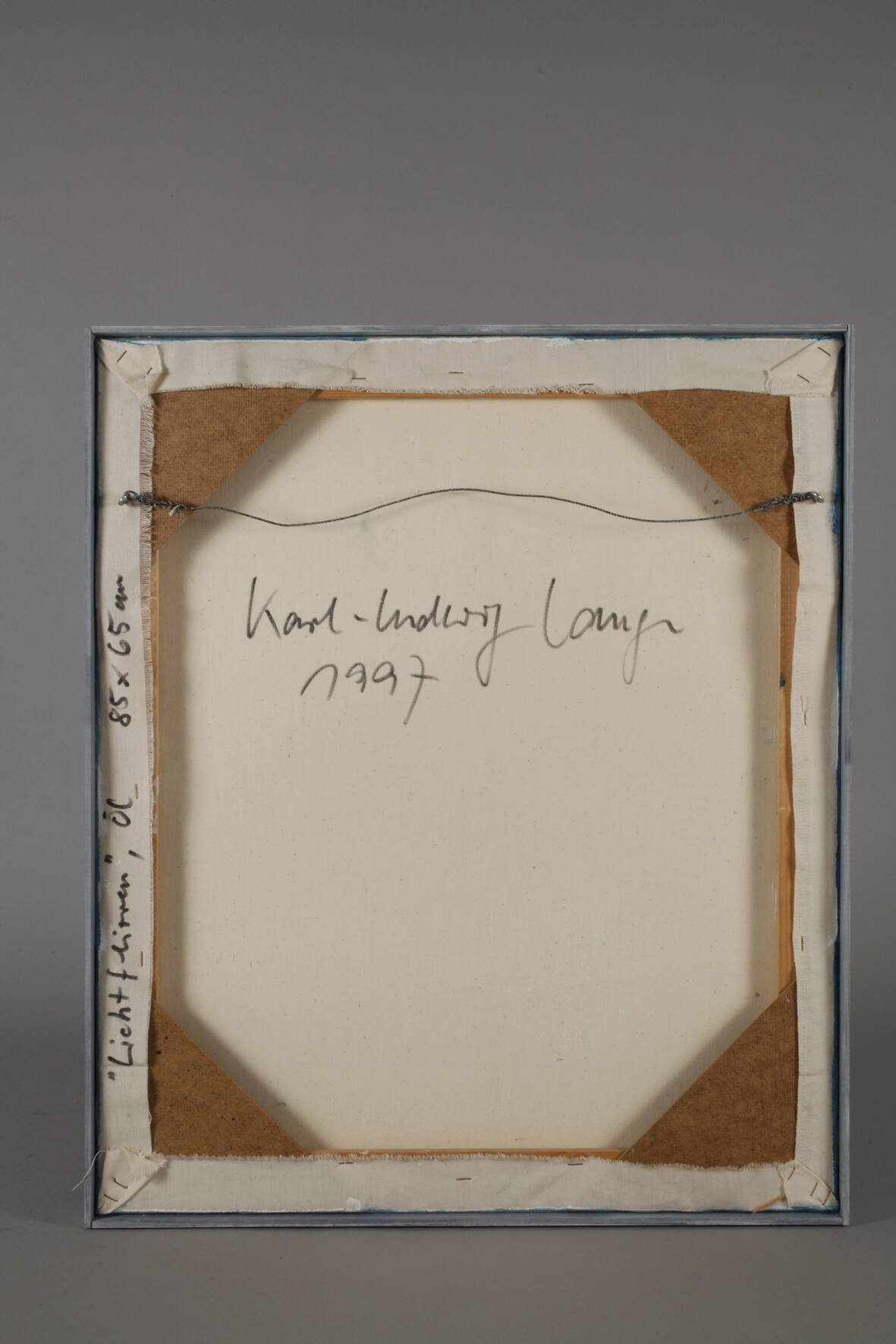 Karl-Ludwig Lange, Two paintings - Image 5 of 5