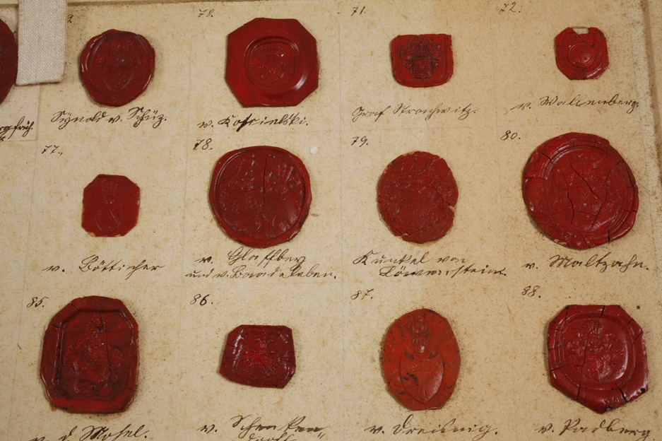 Collection of seals of German nobility - Image 3 of 5