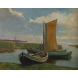 Alfred Tröger, Boote am Ufer