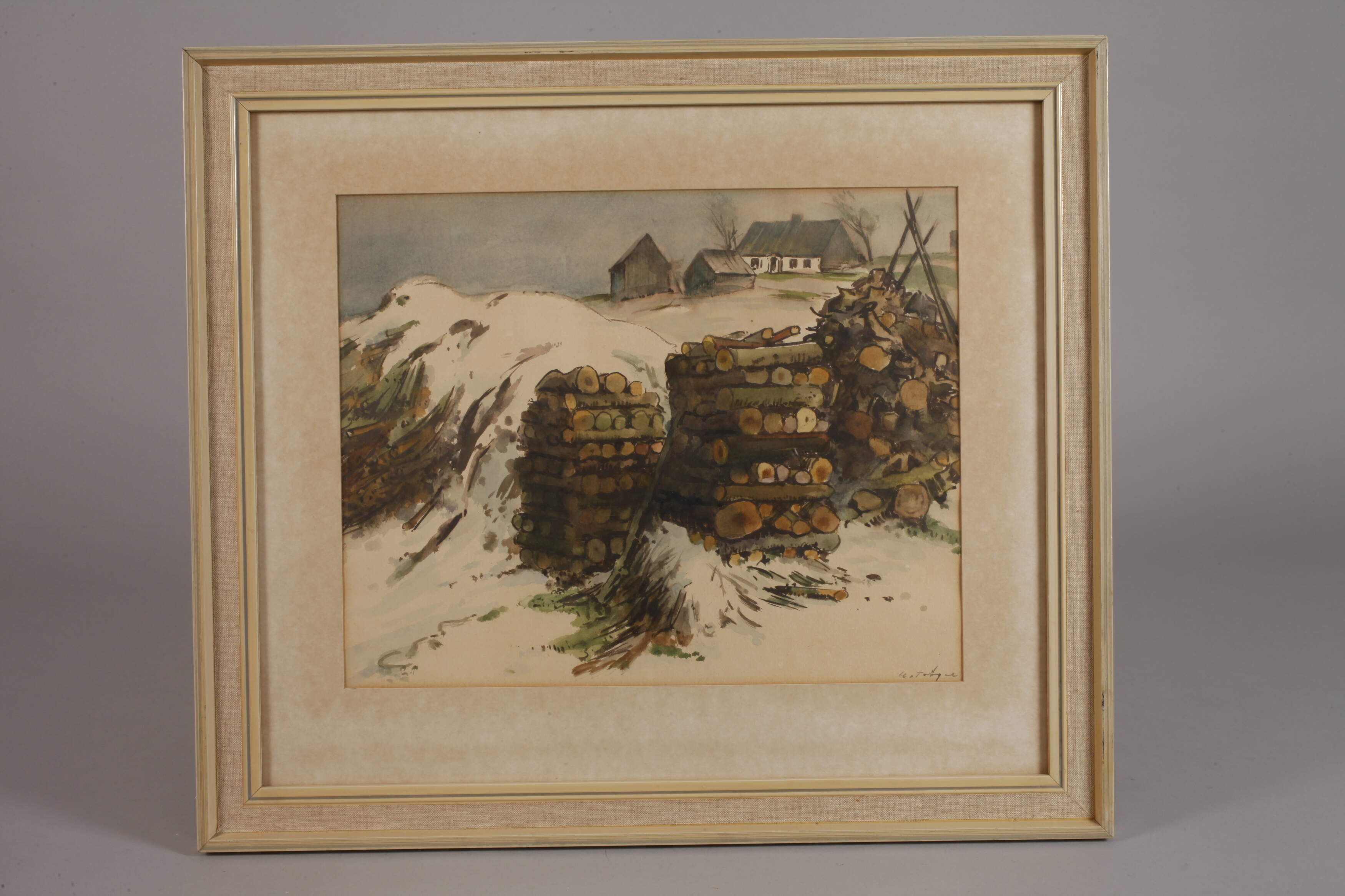 Alfred Tröger, "Brennholz" - Image 2 of 4