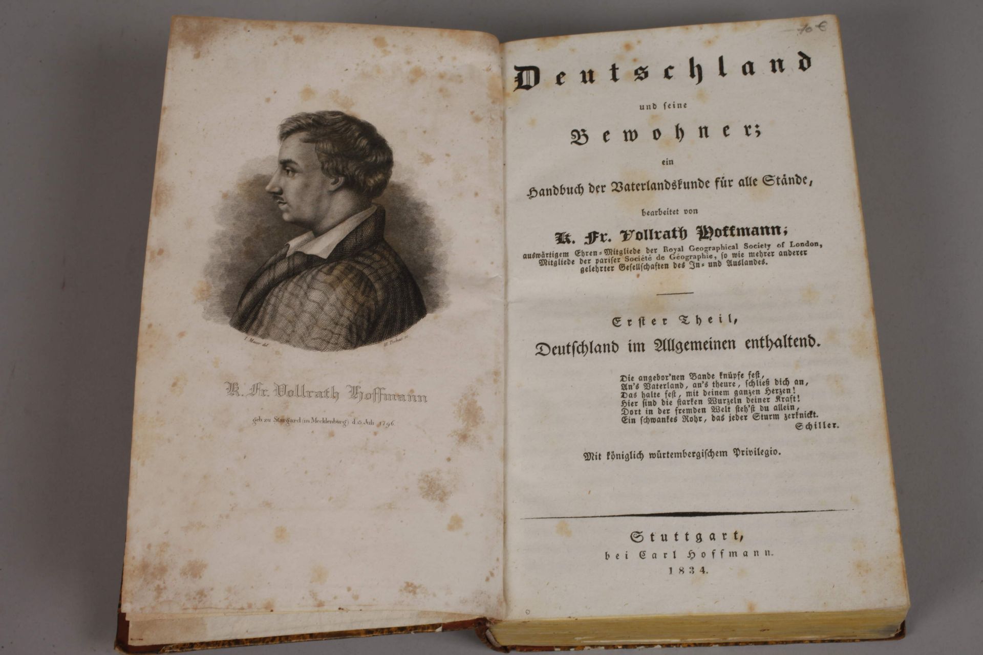 Three volumes of Germany and its Inhabitants - Image 2 of 4