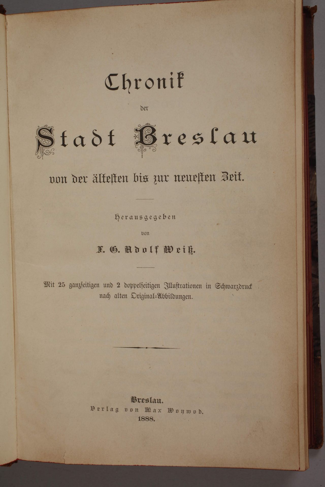 Chronicle of the City of Breslau 1888 - Image 2 of 4