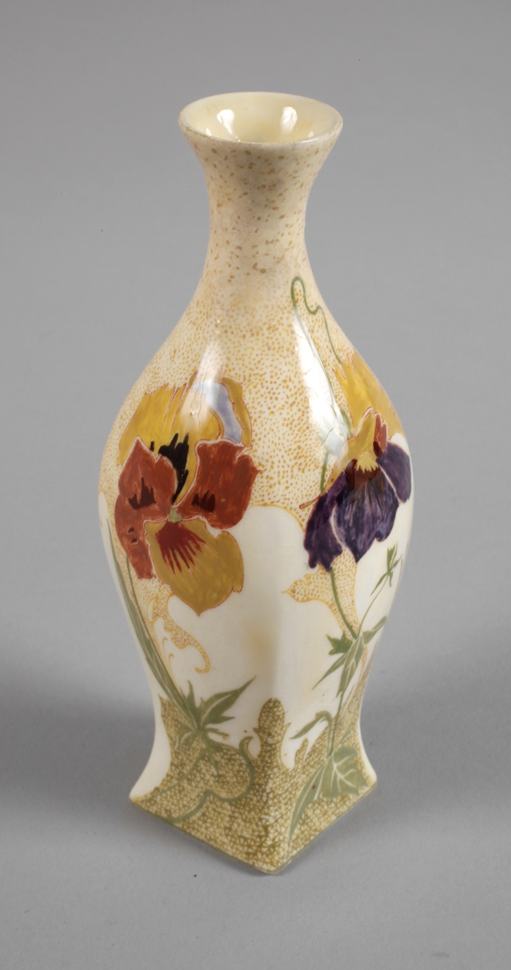 Rozenburg small vase pansy decor