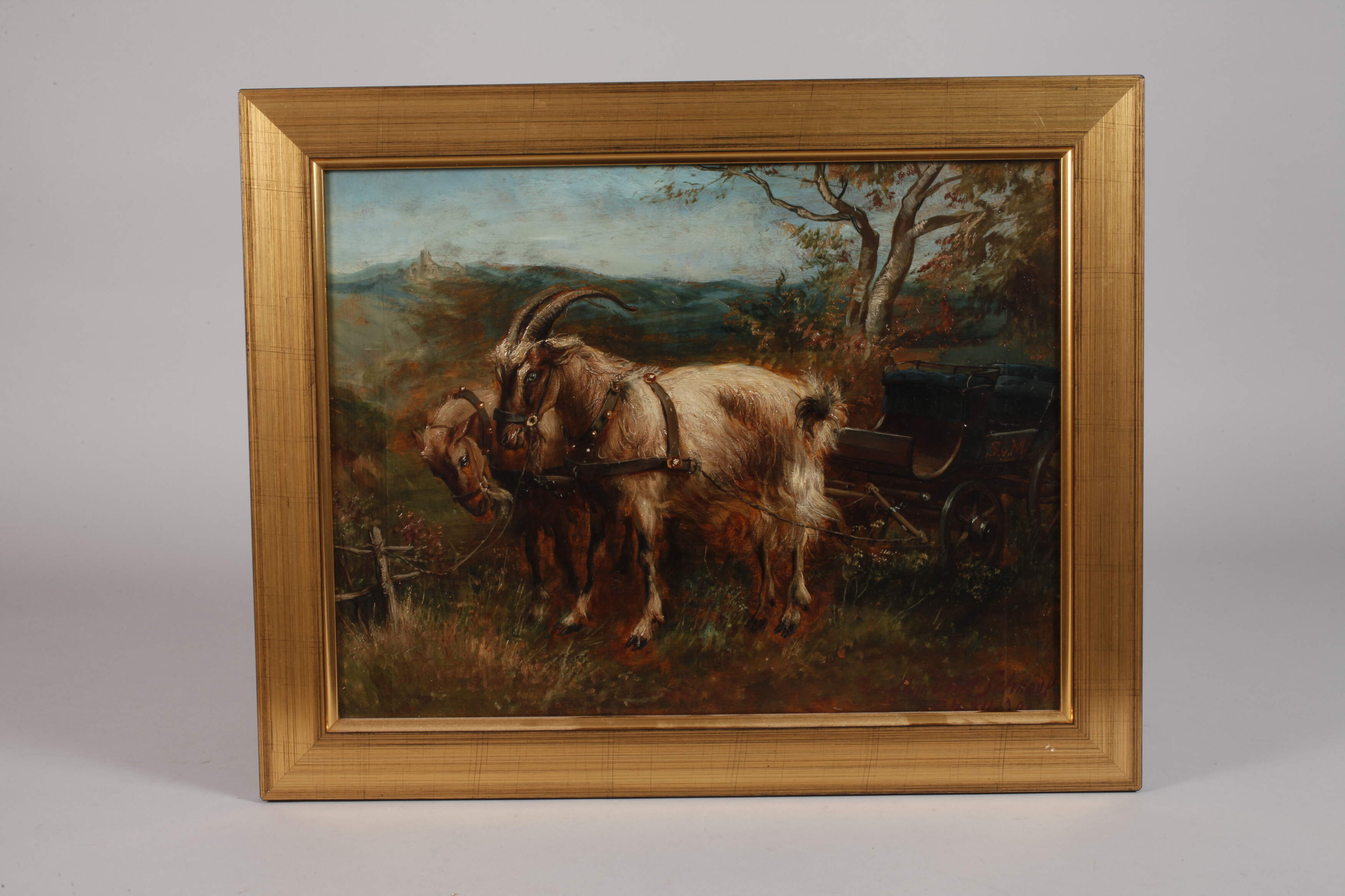 Norbert Schrödl, Goat carriage of the Sophie von Meister family - Image 2 of 5