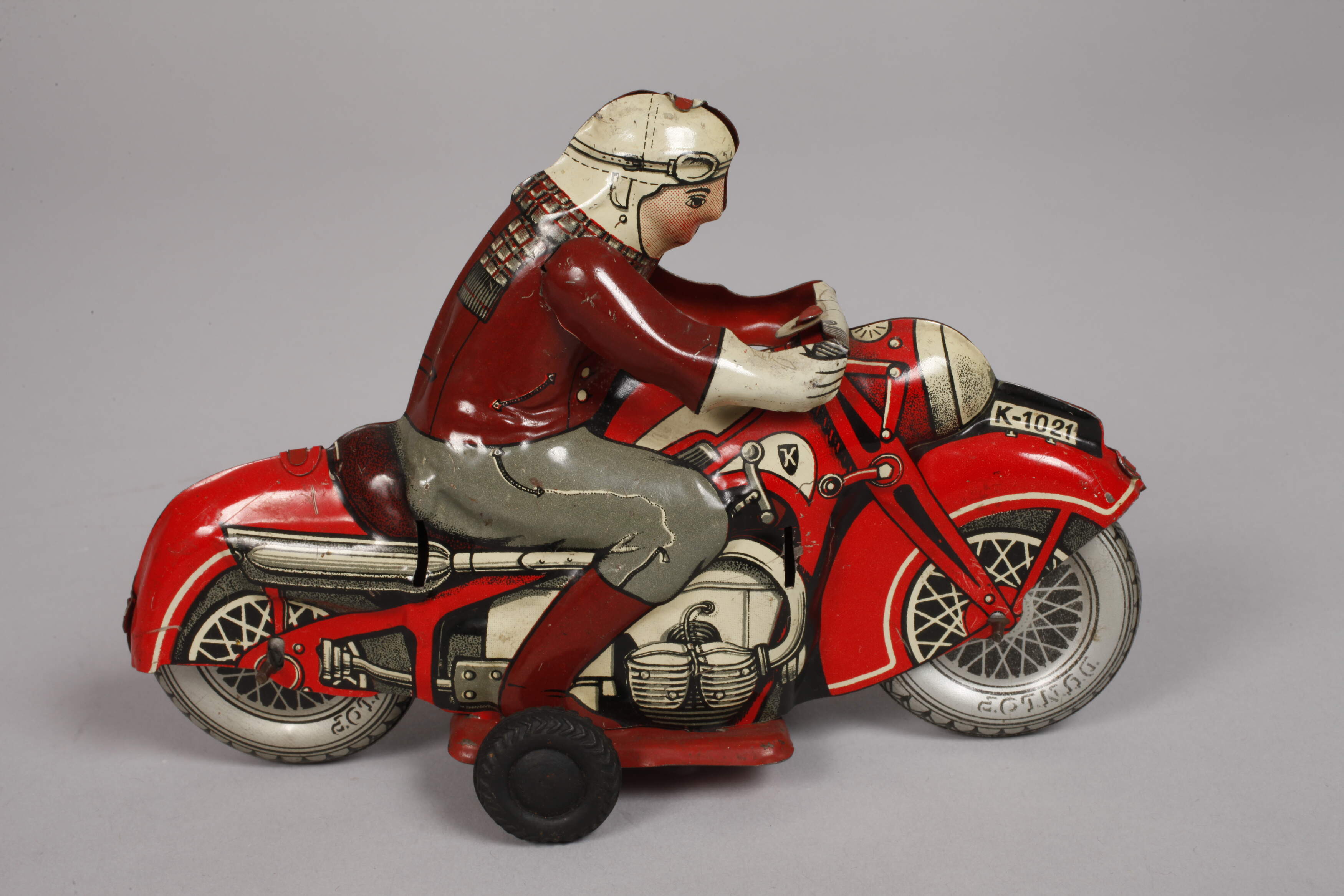 Two tin toy motorbikes - Image 2 of 4