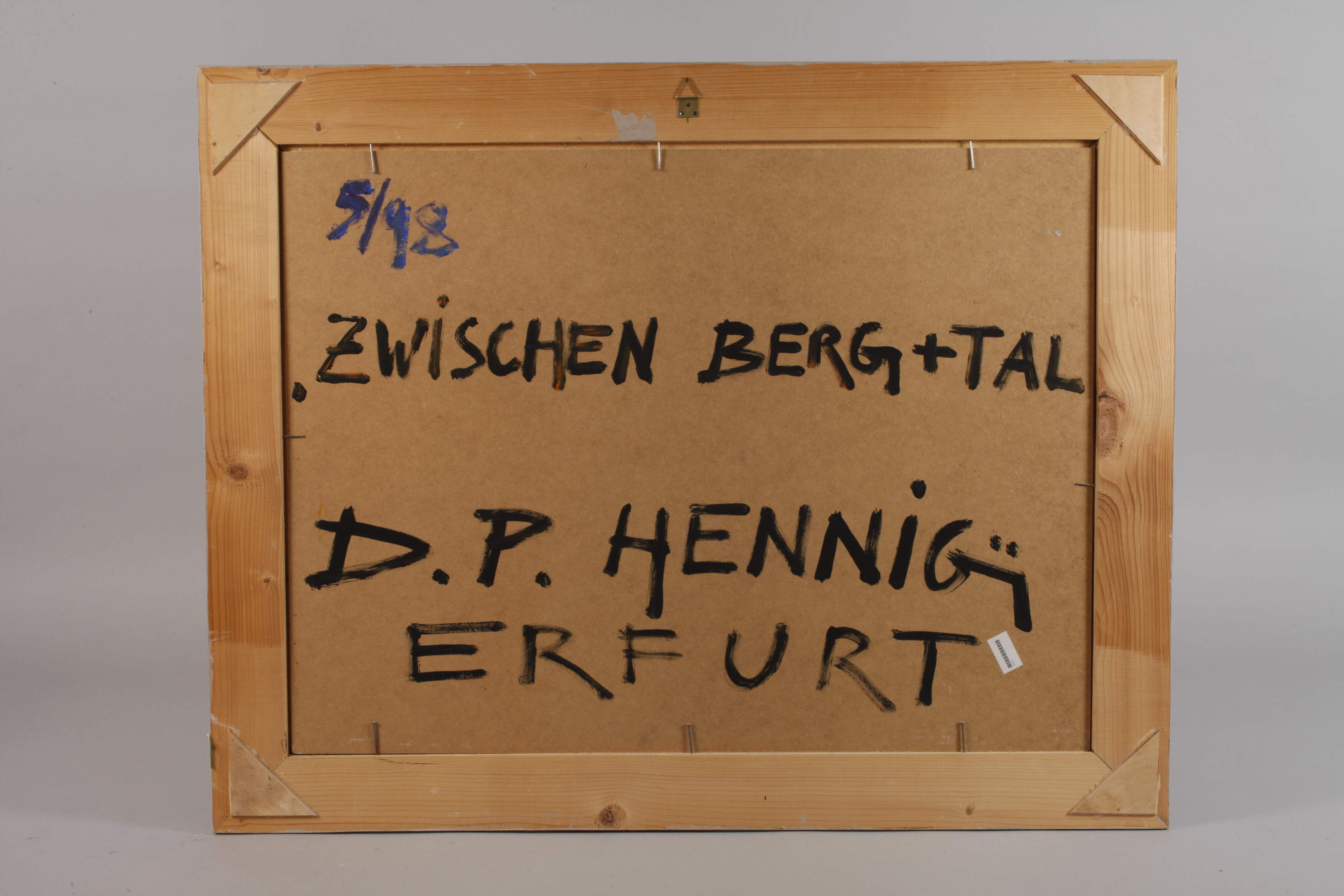 Hennig, D. P., "Zwischen Berg + Tal" - Image 4 of 4