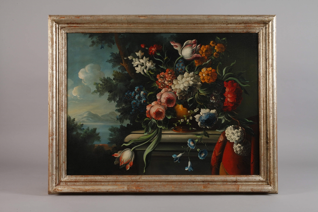 Flower still life in baroque manner - Image 2 of 4