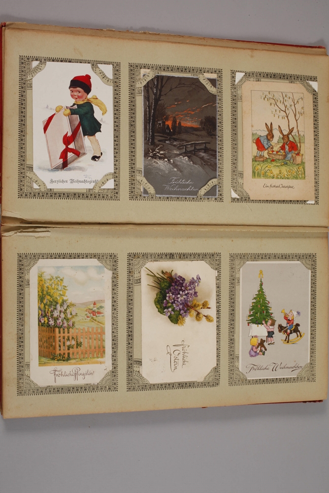 Postcard album festive cards - Image 6 of 13