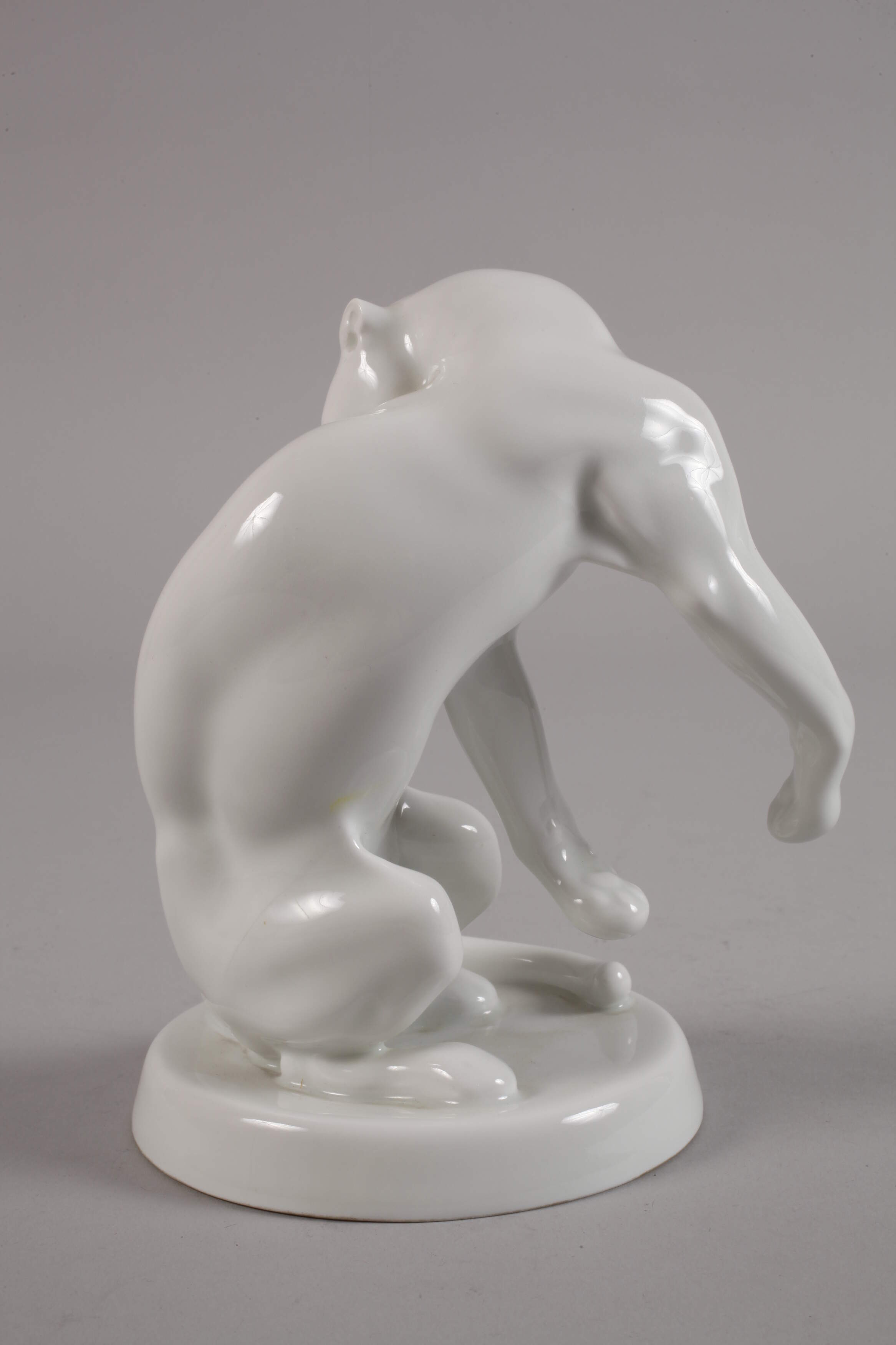 Meissen "Panther, licking himself" - Image 2 of 3