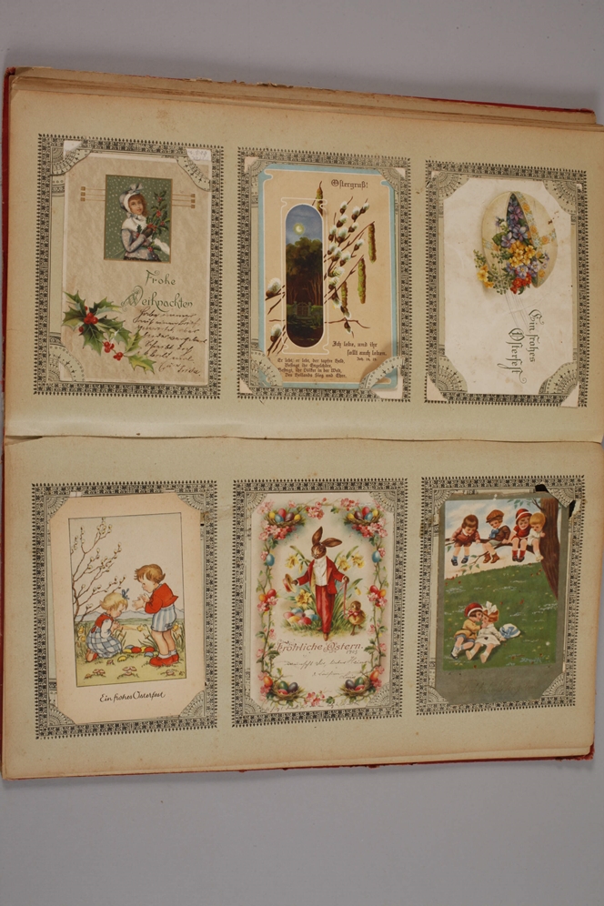 Postcard album festive cards - Image 10 of 13