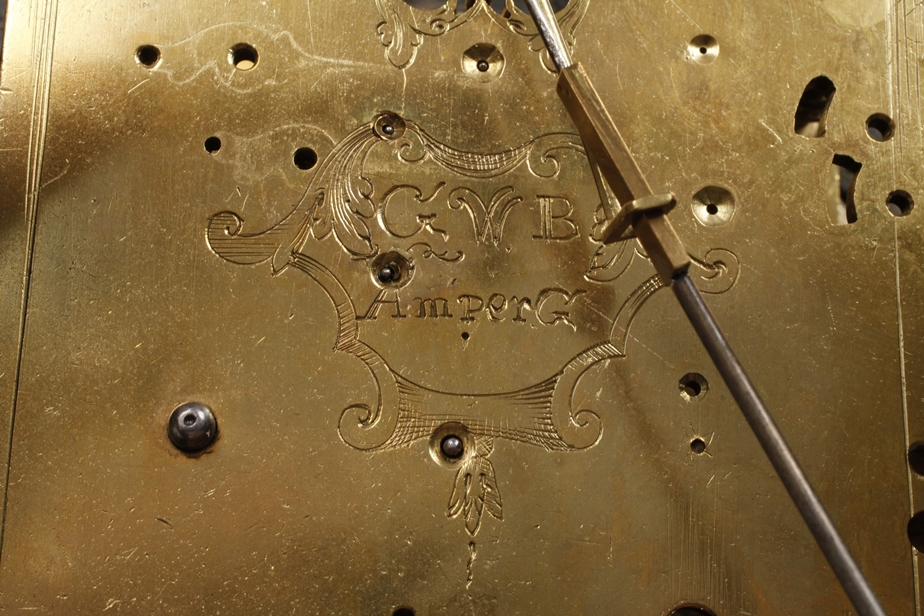 Baroque Boullé table clock - Image 7 of 8