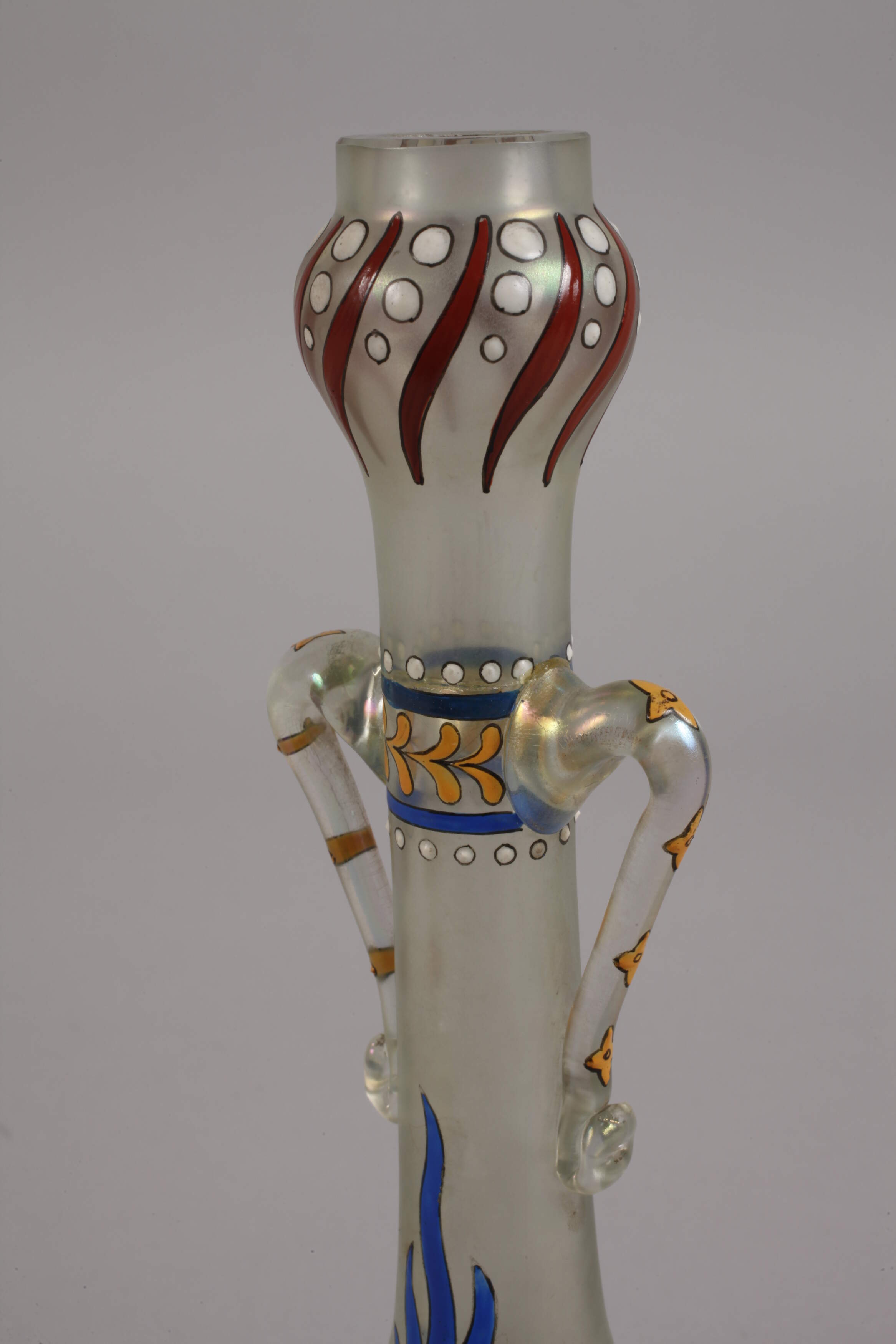 Fritz Heckert Vase with handles - Image 3 of 5