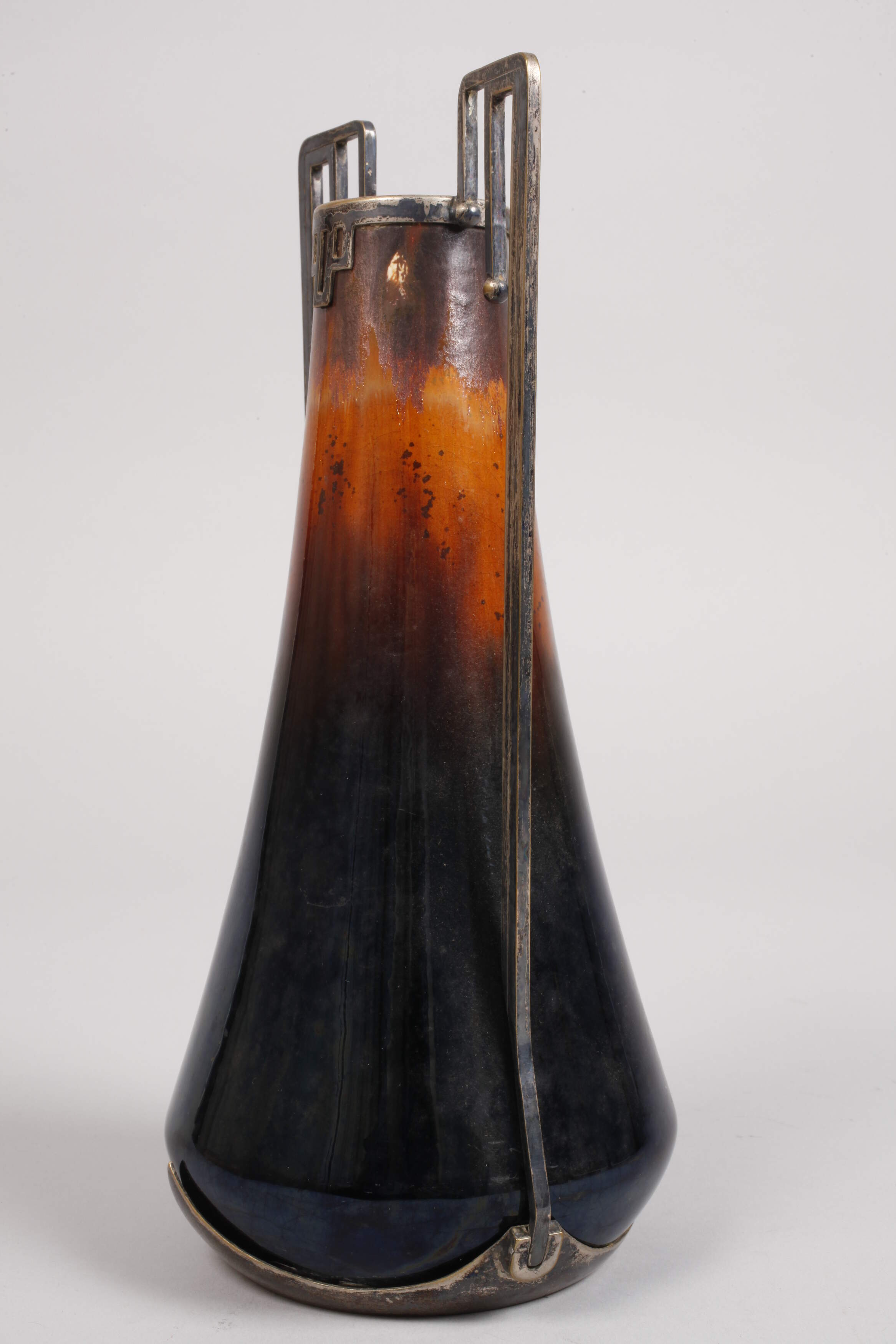 Running-glaze vase Viennese Secession - Image 2 of 5