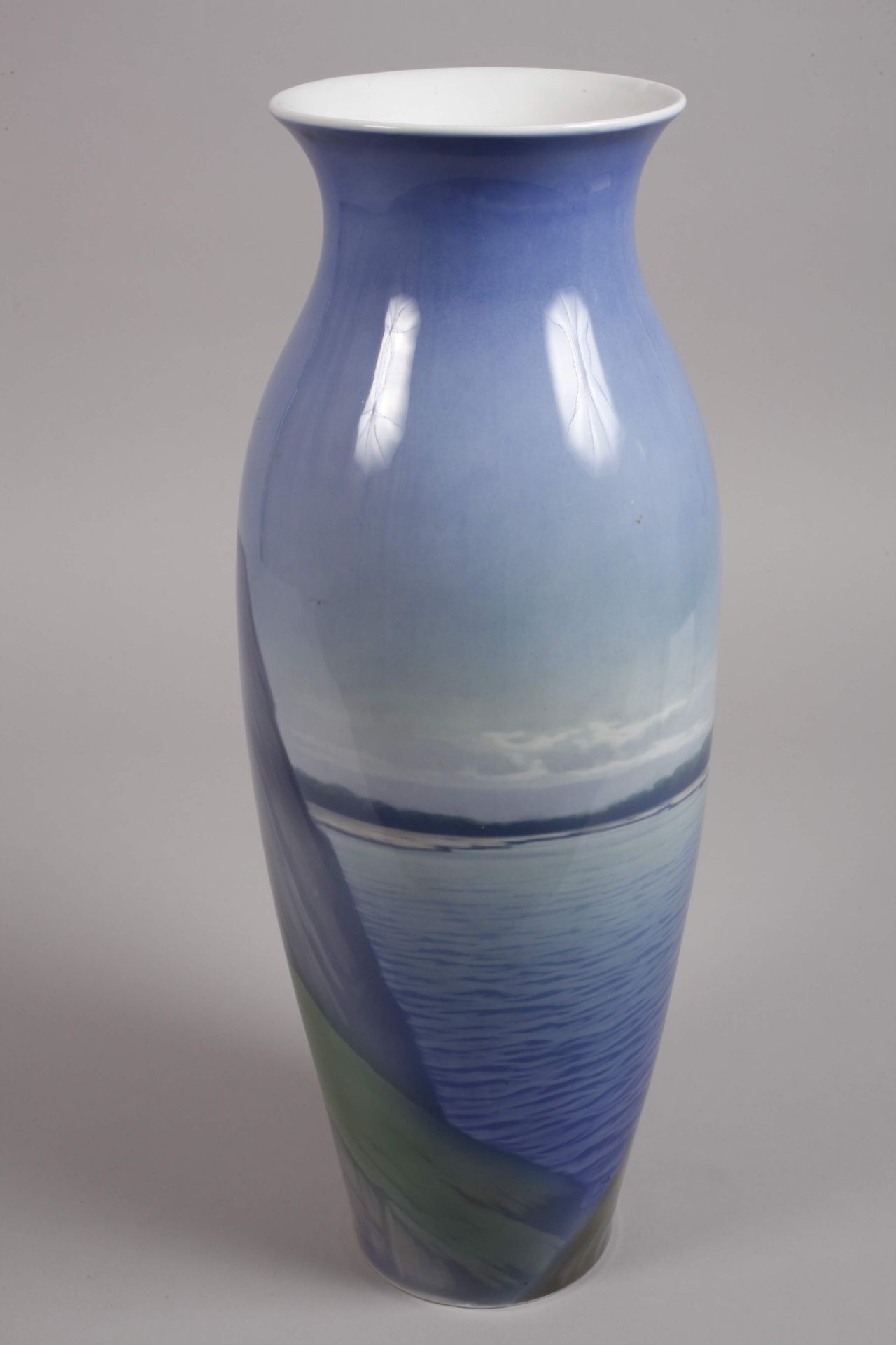 Fraureuth floor vase sea eagle motif - Image 4 of 5