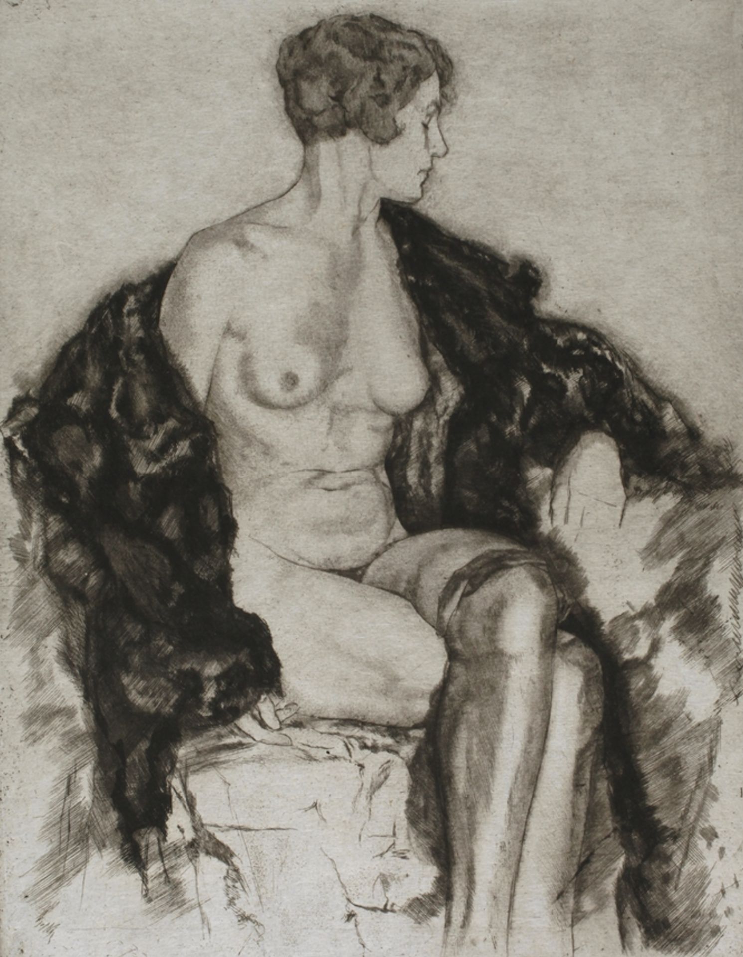 Heinz Hoffmeister, Sitting female nude