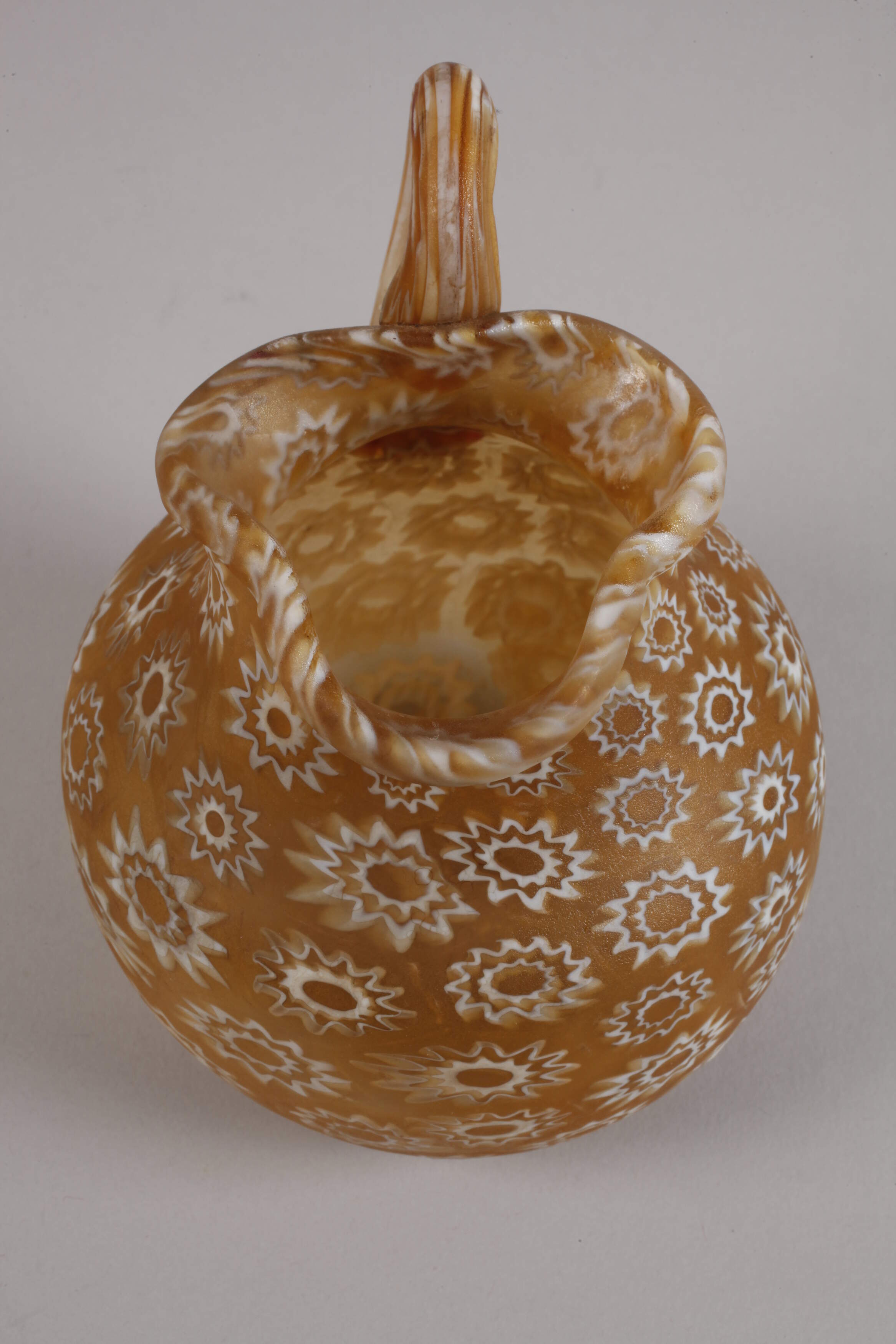 Murano jug with handle Millefiori - Image 3 of 3