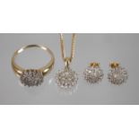 Schmuckset mit Diamanten