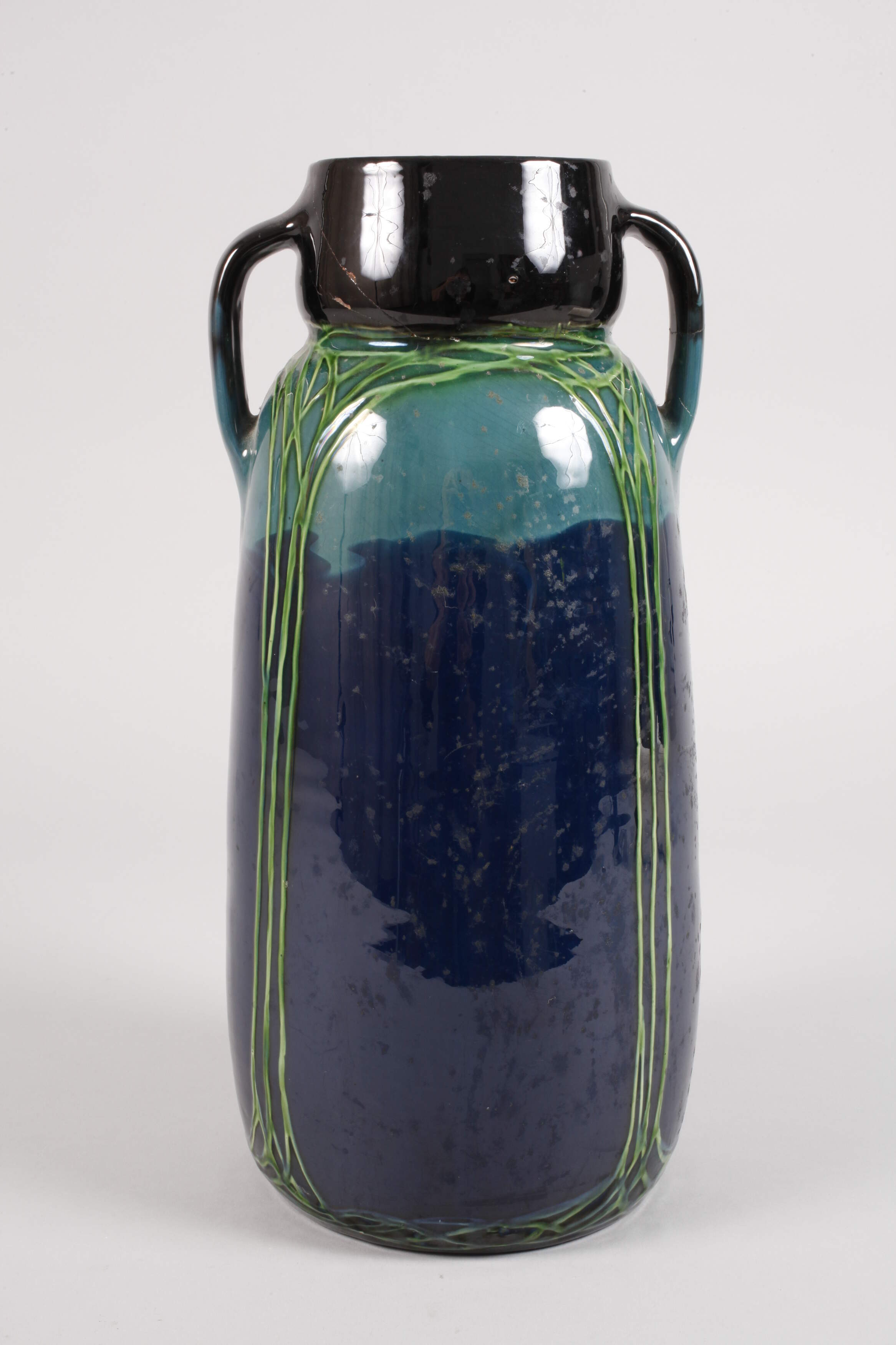 Max Laeuger large vase slip decoration - Image 4 of 5