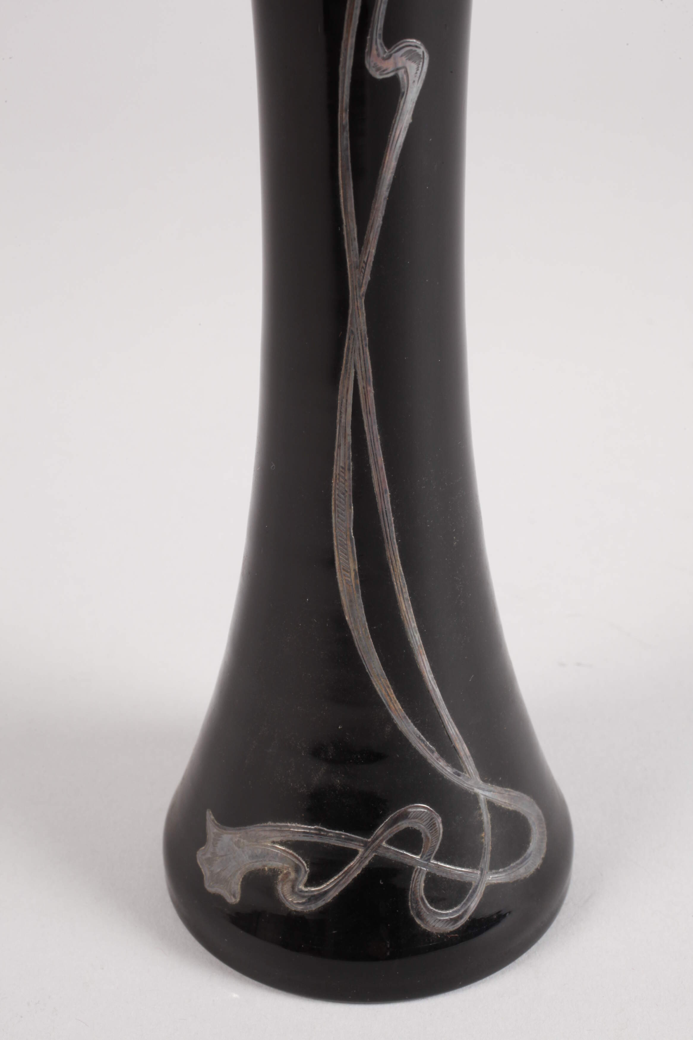 Silveroverlay vase - Image 3 of 4