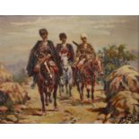 Afranasij Ivanovic Scheloumoff, Kosaken zu Pferd