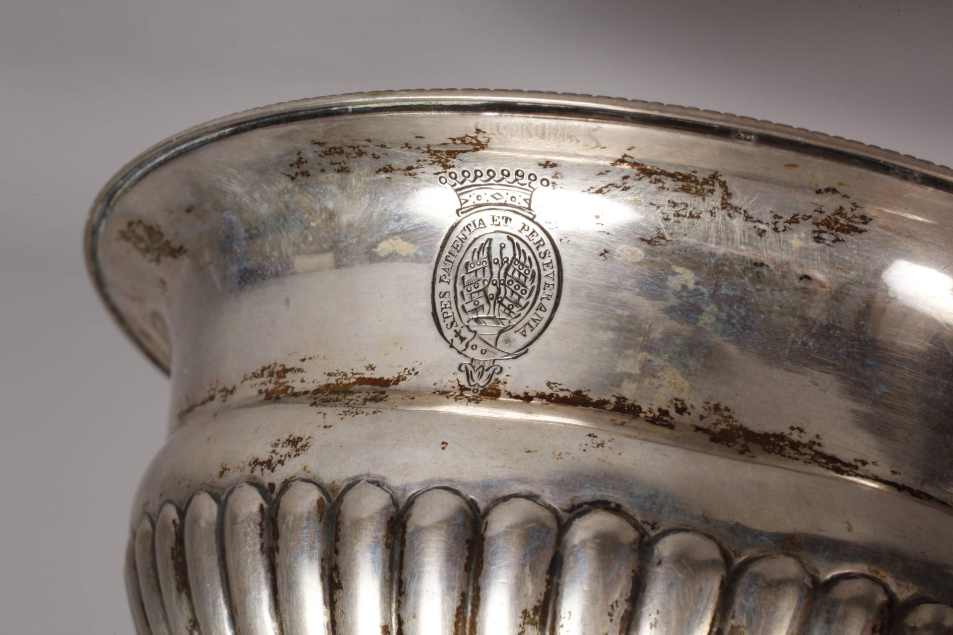 Silver bowl from noble possession - Image 3 of 4