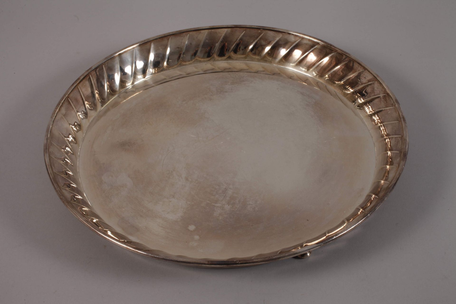 Silver tray with cups Italy - Image 2 of 5