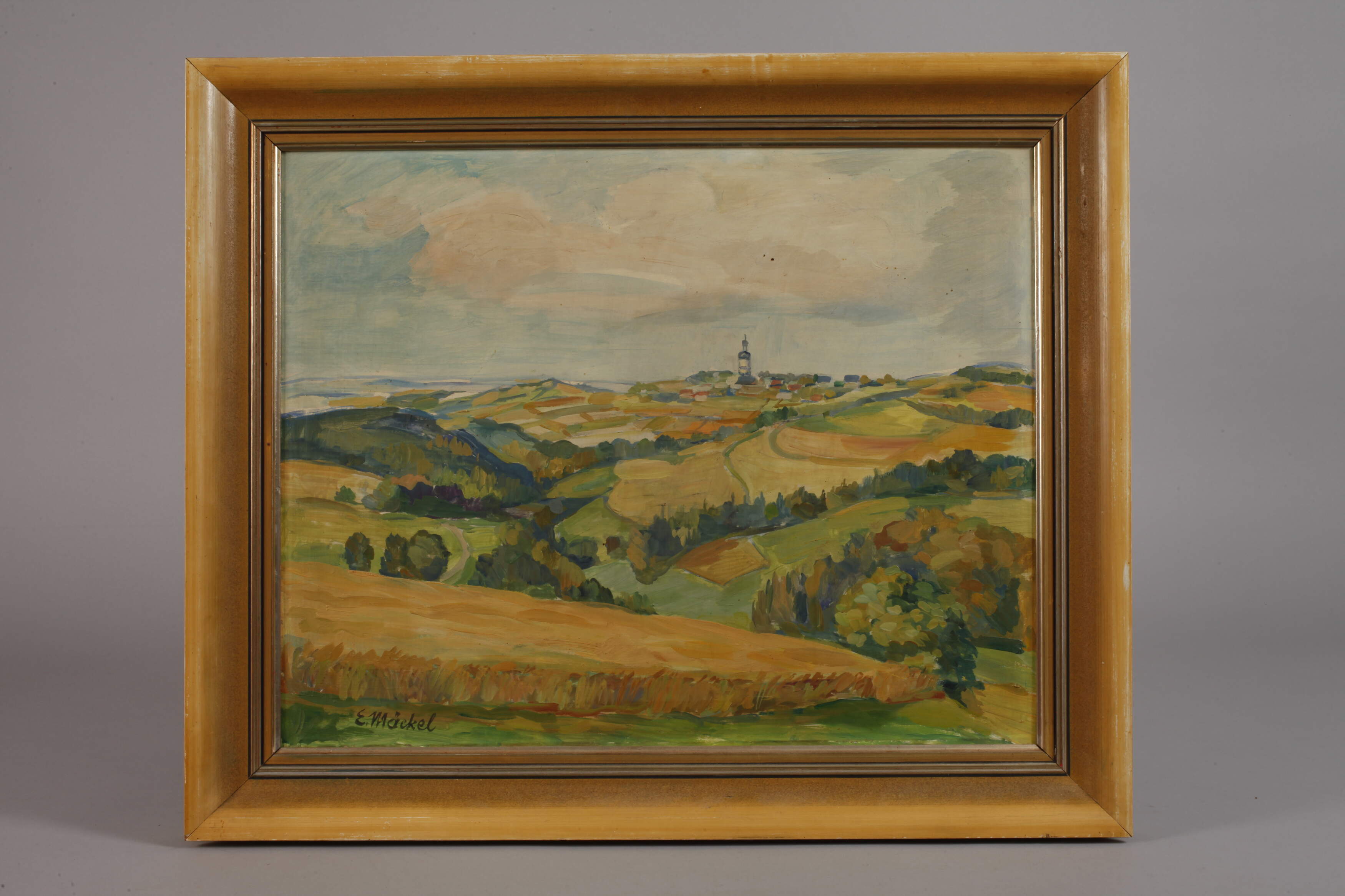 Elfriede Mäckel, Landscape near Reinsdorf in the Vogtland - Image 2 of 4