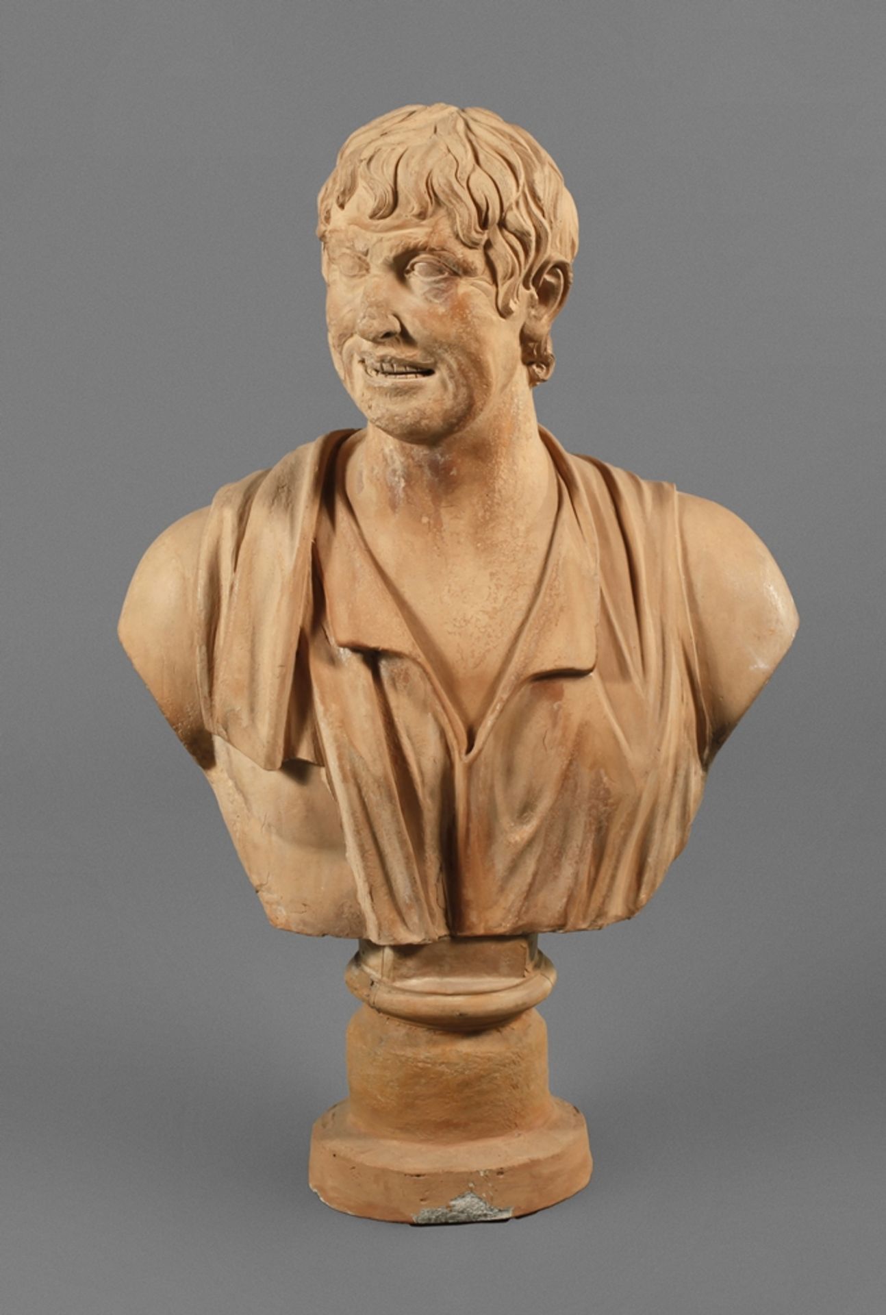 Terracotta bust of a gentleman