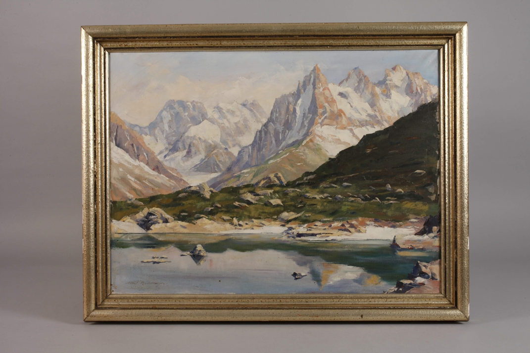Albert Boulanger, Mountain Landscape at Lac Blanc - Image 2 of 5