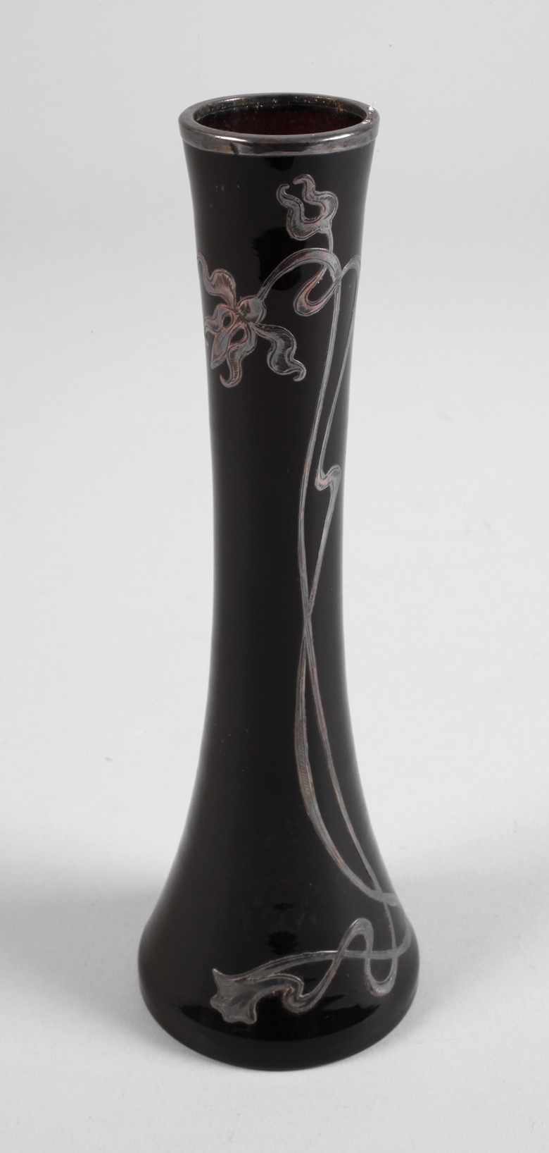 Silveroverlay vase