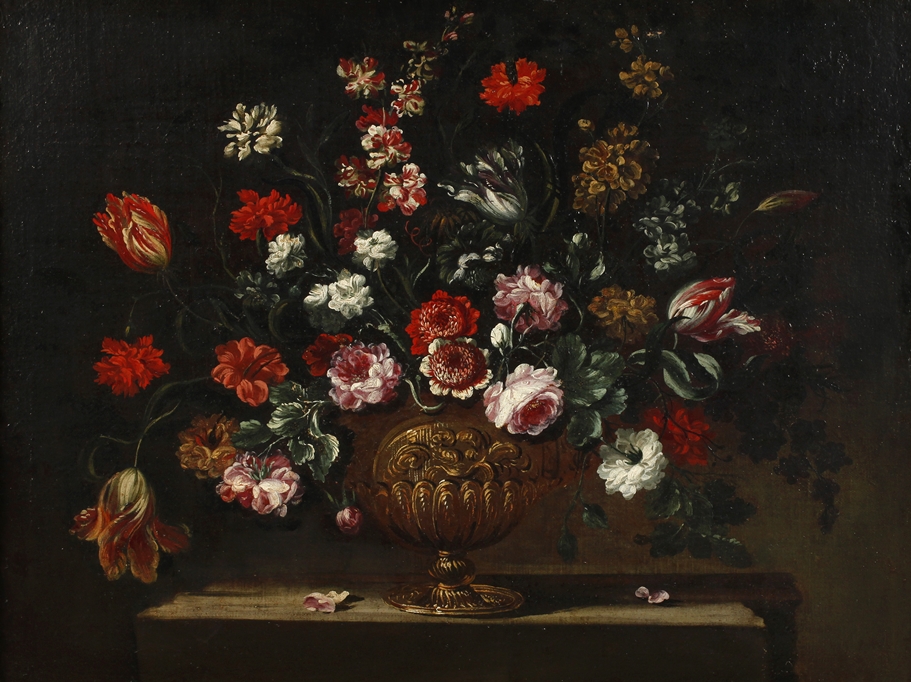 Baroque flower still life