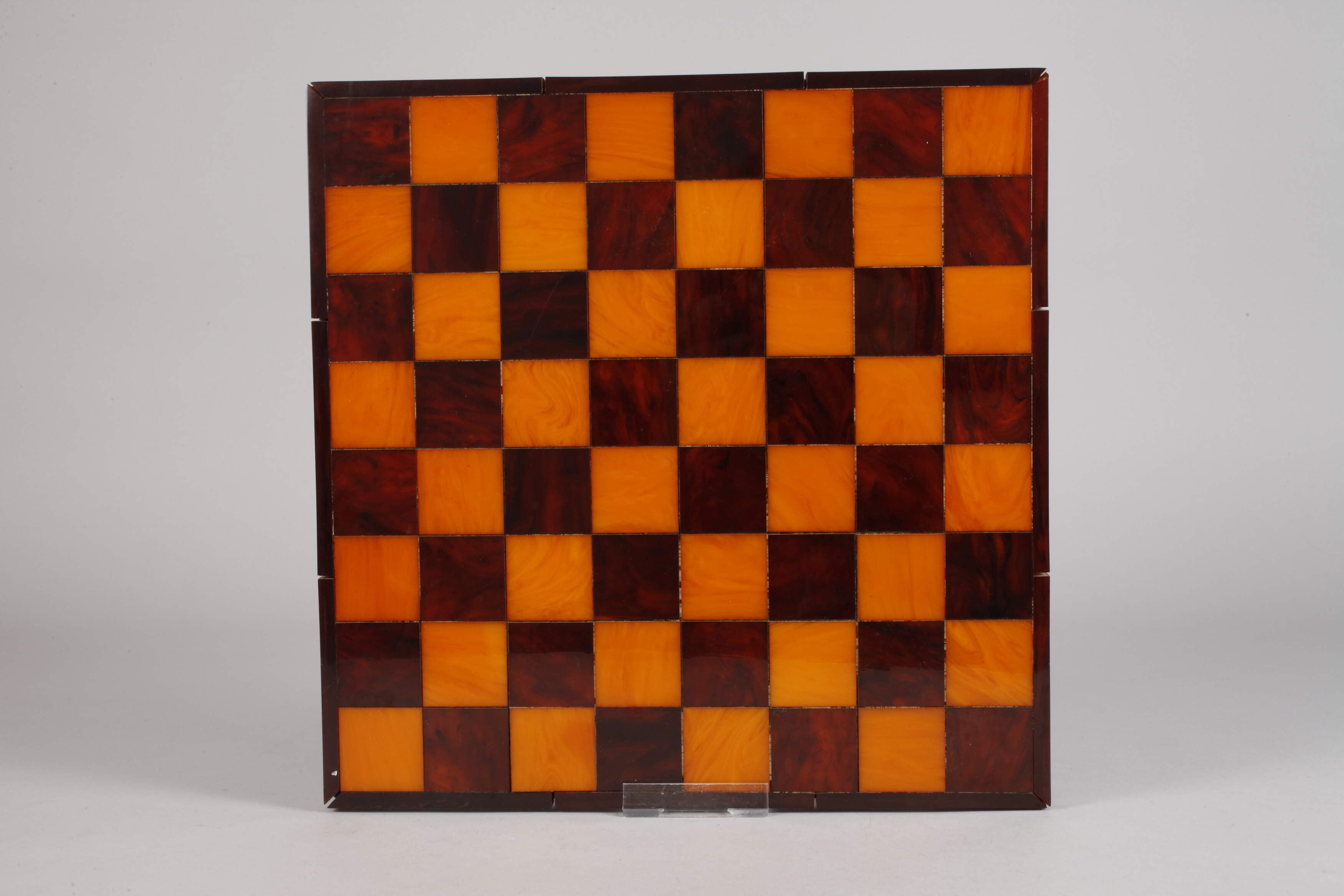 Chess set in amber look - Image 4 of 5