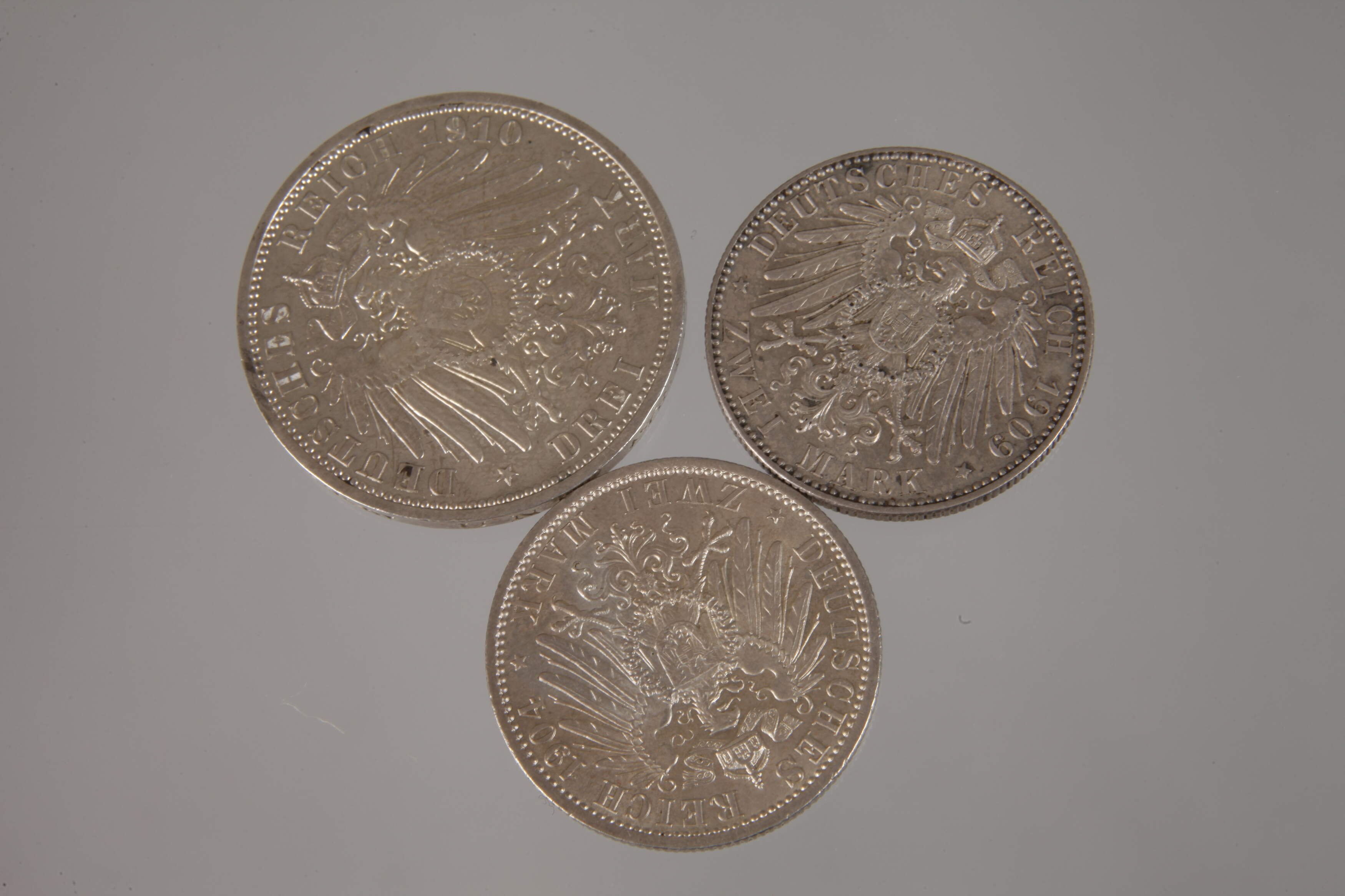 Three silver coins German Reich - Image 3 of 3