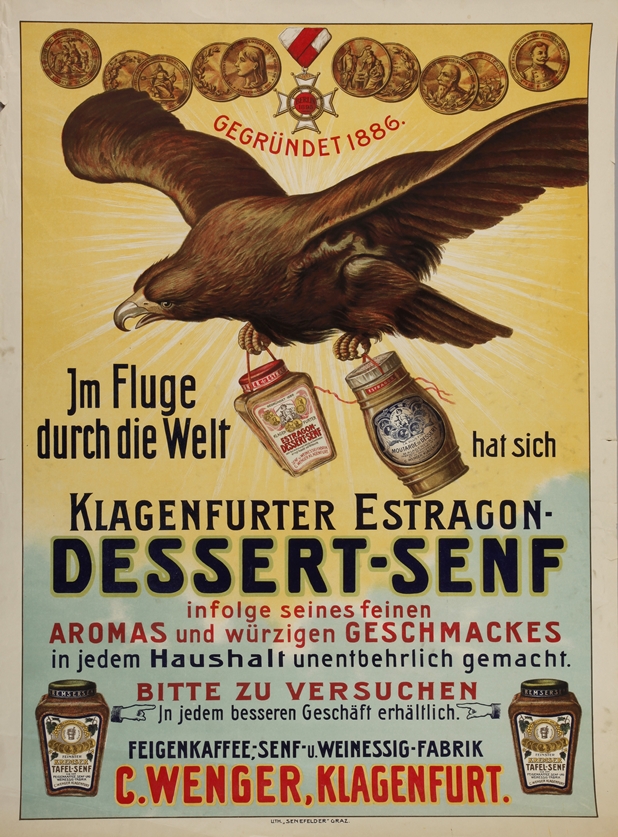 Advertising poster